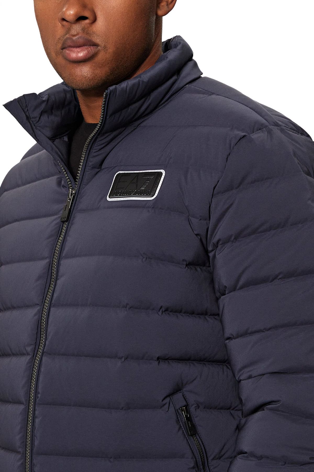 ARMANI 7 ΜΠΟΥΦΑΝ ΦΟΥΣΚΩΤΟ LOGO ΜΠΛΕ