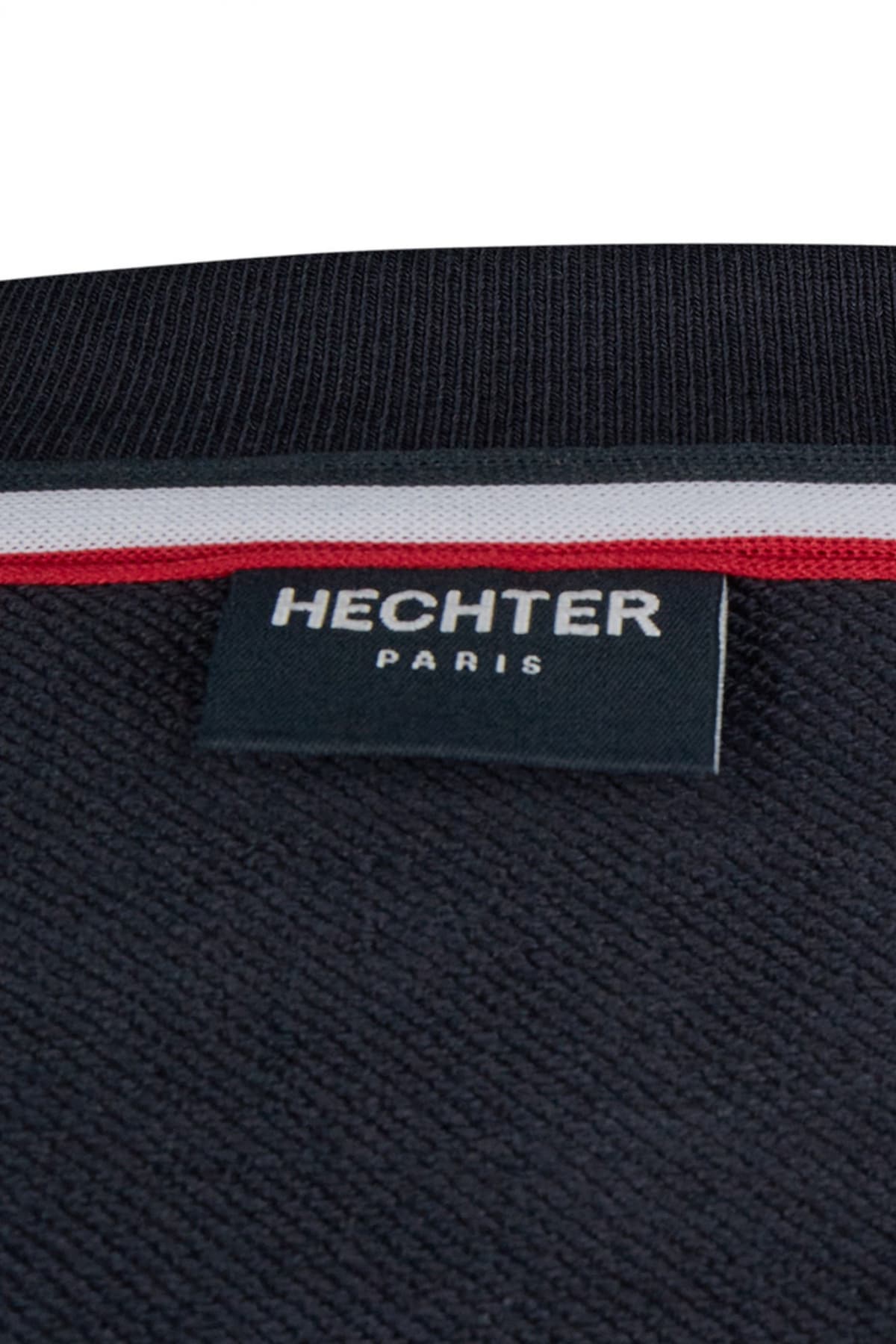 HECHTER ΦΟΥΤΕΡ CREWNECK LOGO ΜΠΛΕ ΣΚΟΥΡΟ