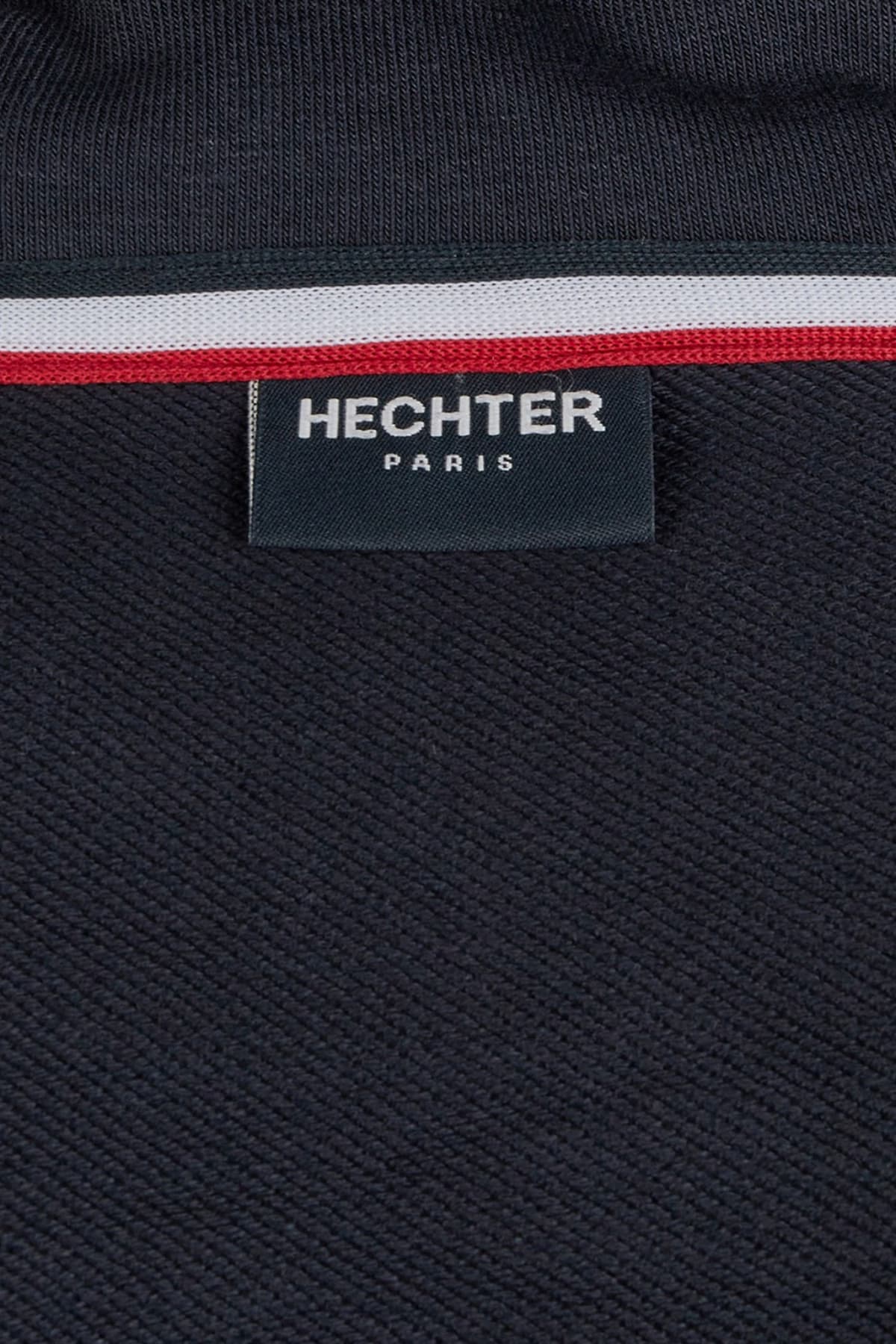 HECHTER ΦΟΥΤΕΡ HOODIE LOGO ΜΠΛΕ ΣΚΟΥΡΟ