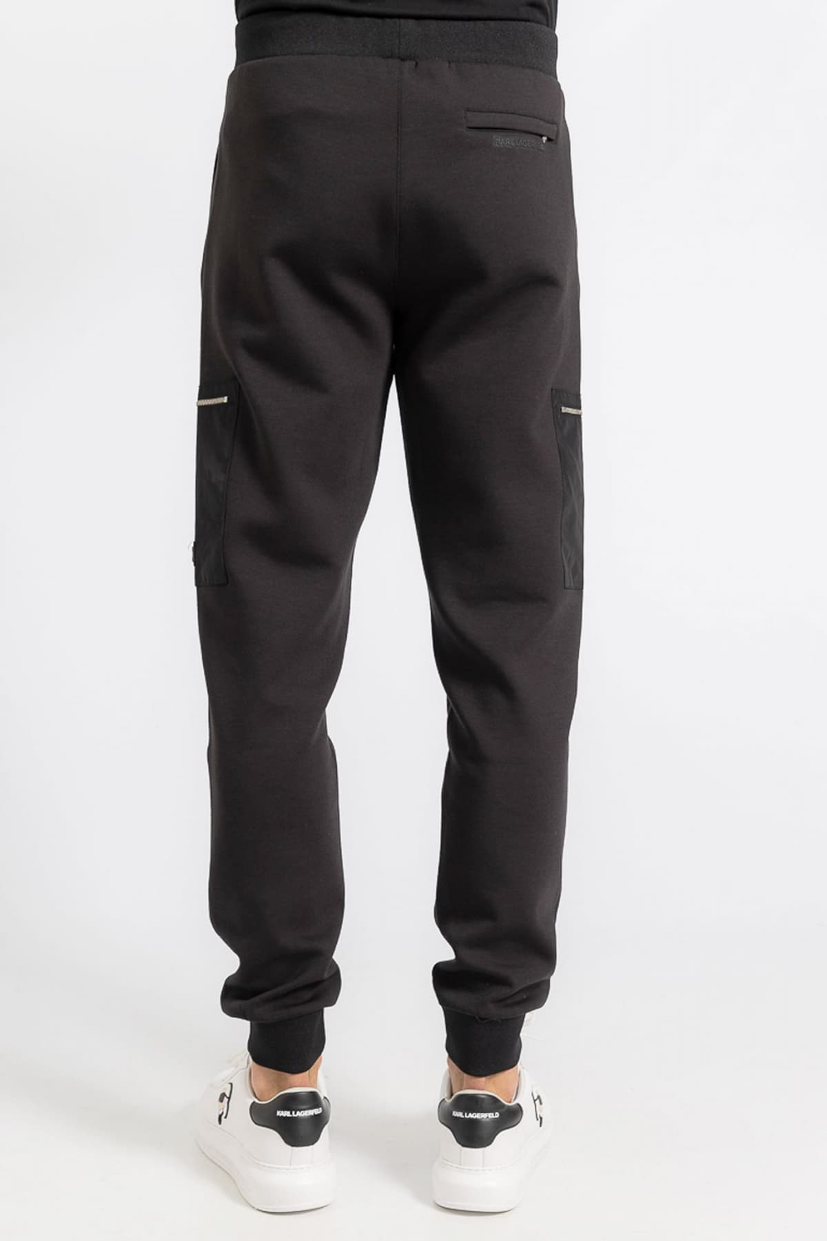 KARL LAGERFELD ΠΑΝΤΕΛΟΝΙ ΦΟΡΜΑ LOGO ΜΑΥΡΟ