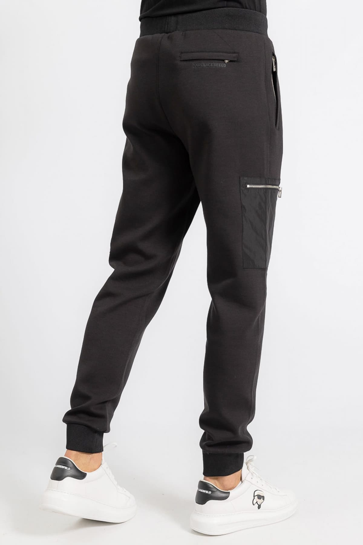 KARL LAGERFELD ΠΑΝΤΕΛΟΝΙ ΦΟΡΜΑ LOGO ΜΑΥΡΟ