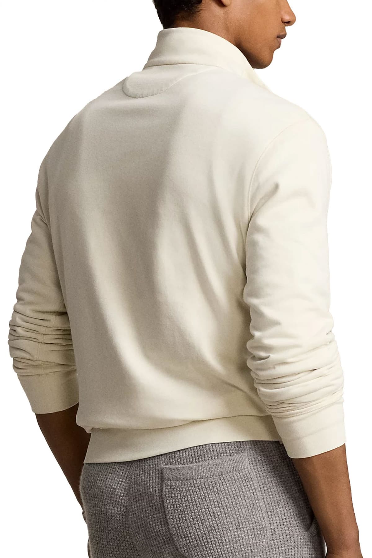 RALPH LAUREN ΦΟΥΤΕΡ HALFZIP LOGO ΕΚΡΟΥ