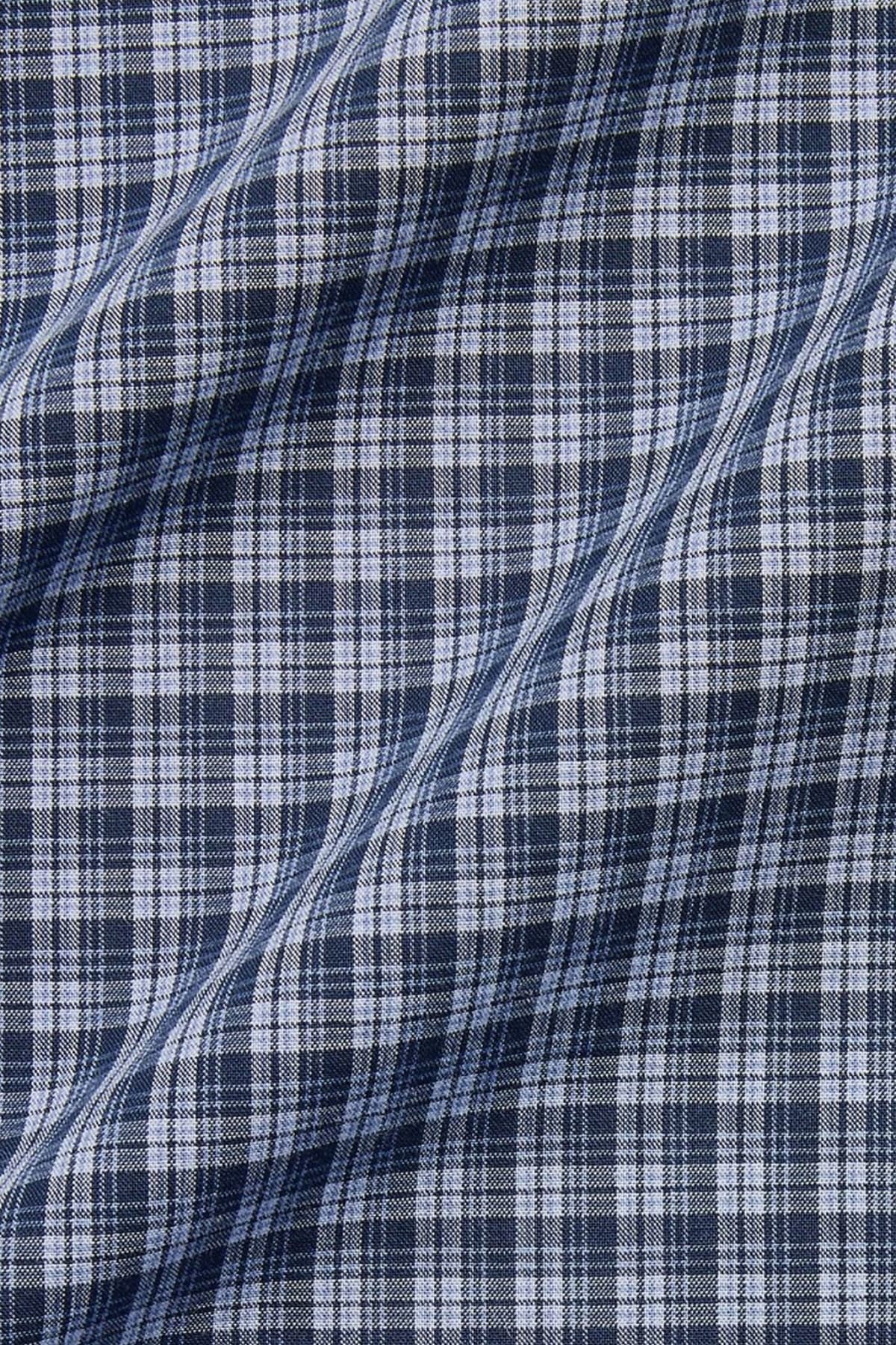 RALPH LAUREN ΠΟΥΚΑΜΙΣΟ BUTTON DOWN ΚΑΡΩ LOGO ΜΠΛΕ