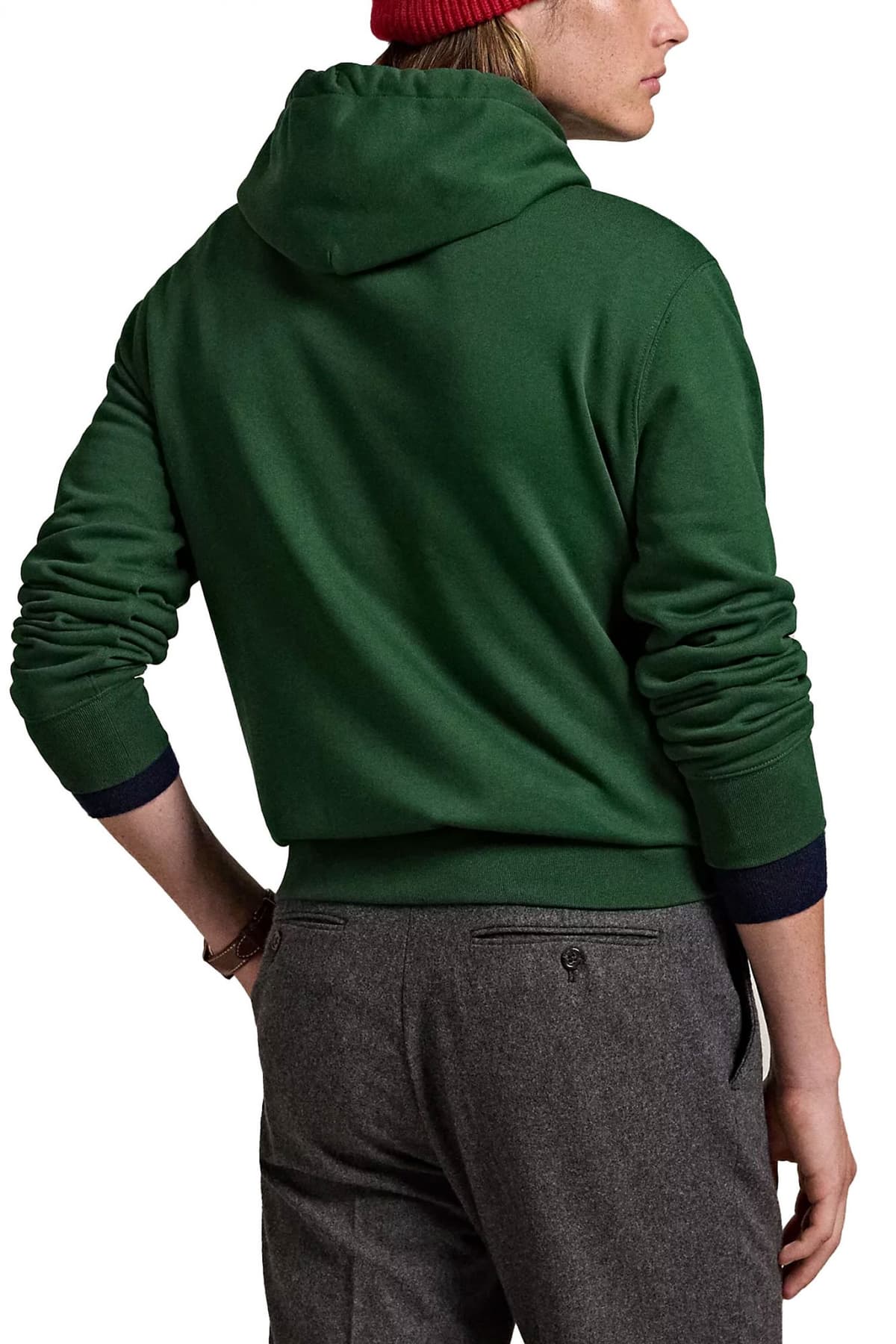 RALPH LAUREN ΦΟΥΤΕΡ HOODIE LOGO BEAR ΠΡΑΣΙΝΟ