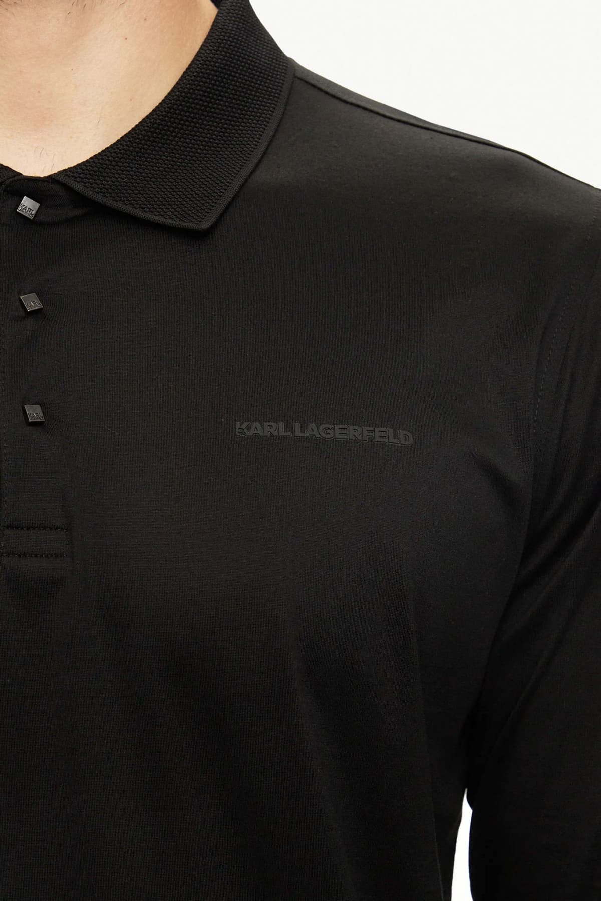 Men's Polo Shirts Karl Lagerfeld Black