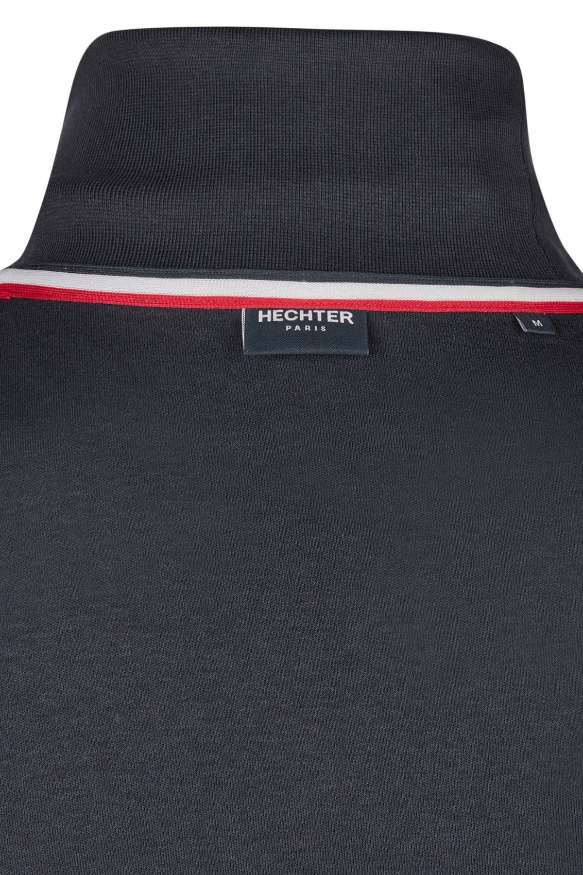 HECHTER T-SHIRT JERSEY ROLLNECK LOGO ΜΠΛΕ