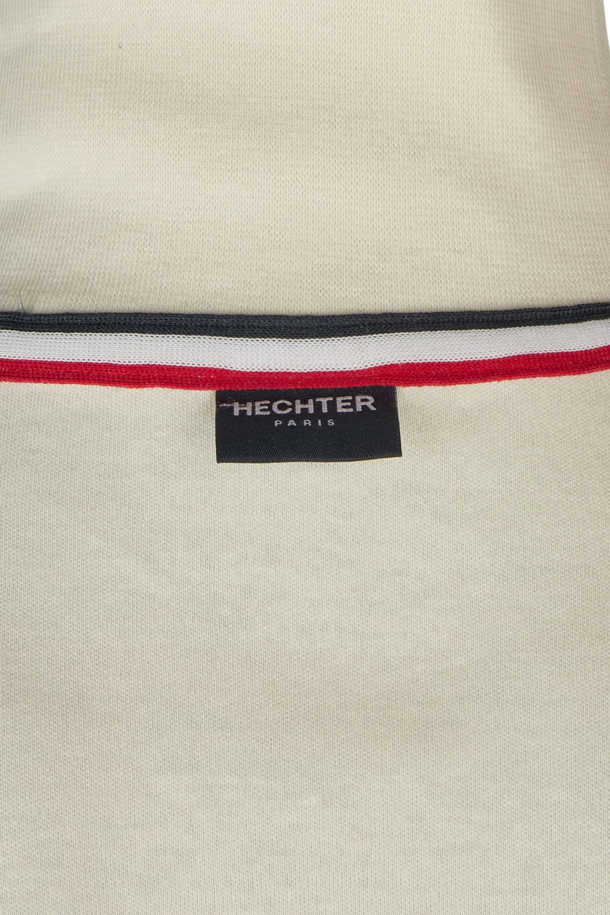 HECHTER T-SHIRT JERSEY ROLLNECK LOGO ΛΕΥΚΟ