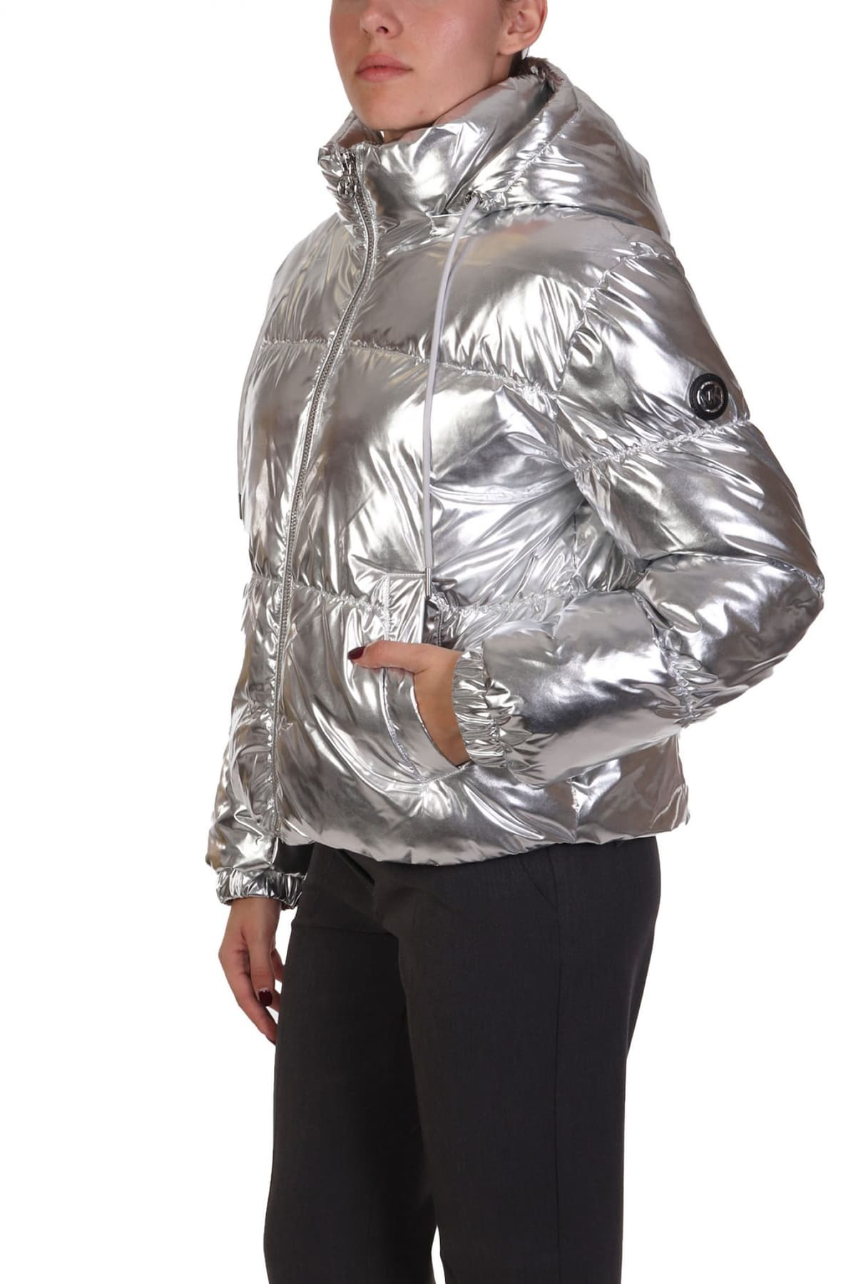 MICHAEL KORS ΜΠΟΥΦΑΝ PUFFER LOGO ΑΣΗΜΙ