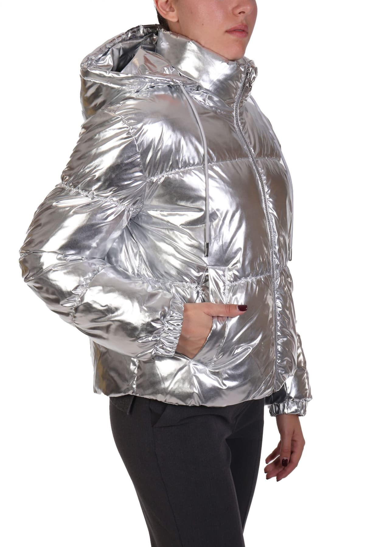 MICHAEL KORS ΜΠΟΥΦΑΝ PUFFER LOGO ΑΣΗΜΙ