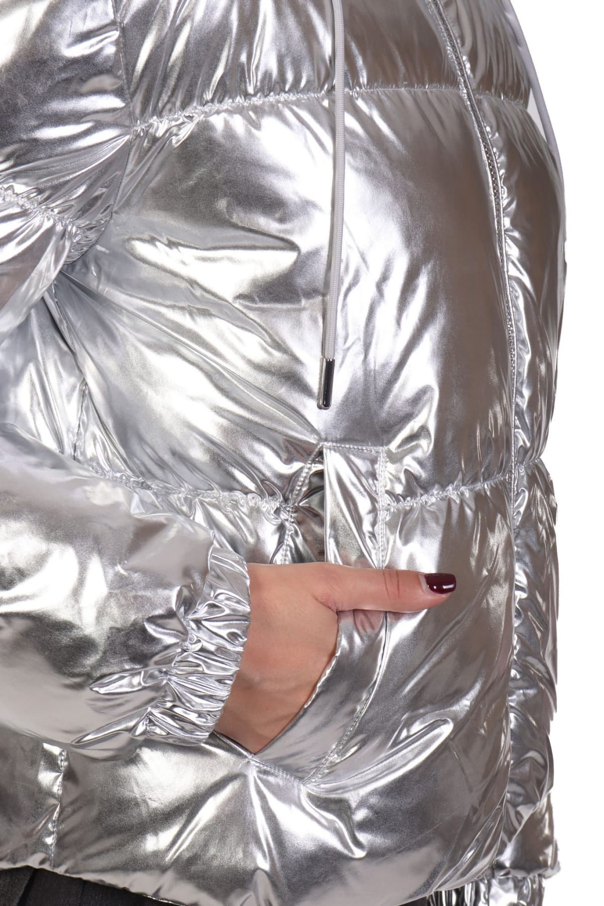 MICHAEL KORS ΜΠΟΥΦΑΝ PUFFER LOGO ΑΣΗΜΙ