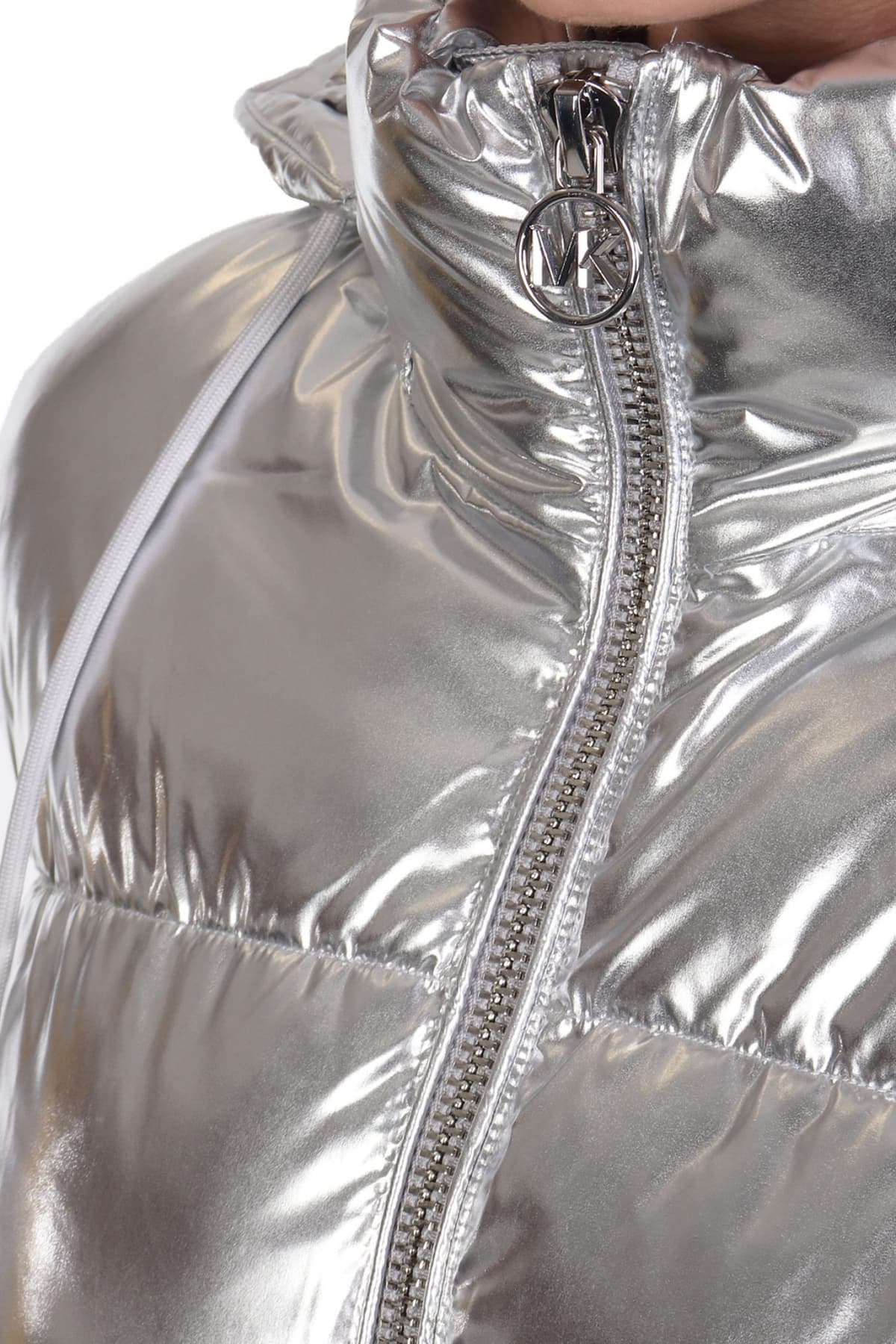 MICHAEL KORS ΜΠΟΥΦΑΝ PUFFER LOGO ΑΣΗΜΙ