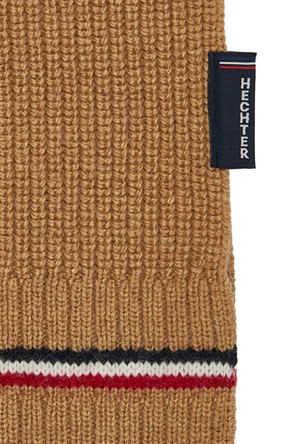 HECHTER ΚΑΣΚΩΛ ΠΛΕΚΤΟ LOGO ΚΑΜΕΛ