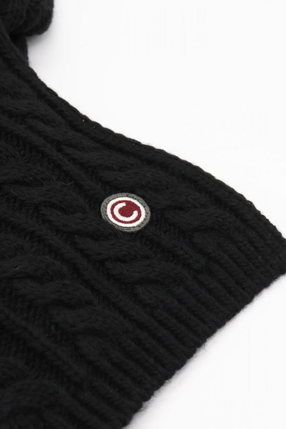 COLMAR ΠΛΕΚΤΟ ΚΑΣΚΩΛ ΠΛΕΚΤΟ DEVISE LOGO ΜΑΥΡΟ