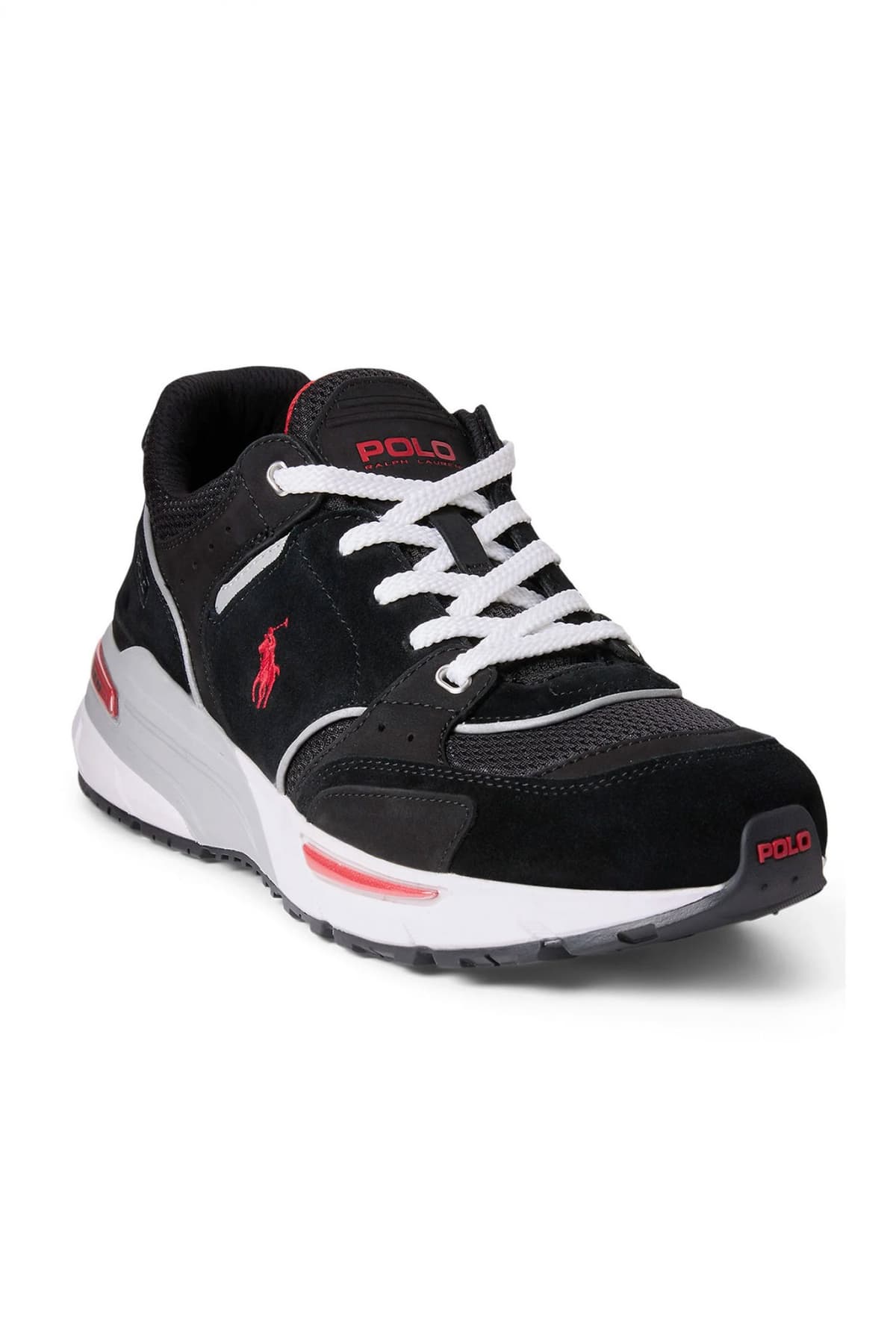 RALPH LAUREN ΠΑΠΟΥΤΣΙΑ SNEAKERS TRACKSTR 250-SK-LTL ΜΑΥΡΟ