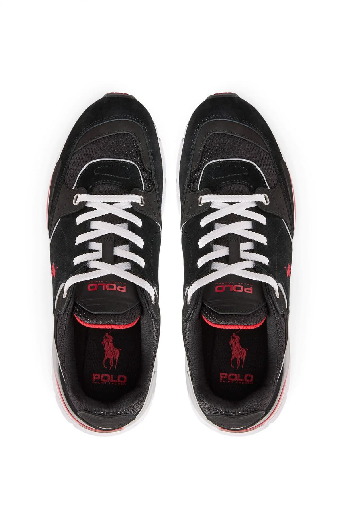 RALPH LAUREN ΠΑΠΟΥΤΣΙΑ SNEAKERS TRACKSTR 250-SK-LTL ΜΑΥΡΟ