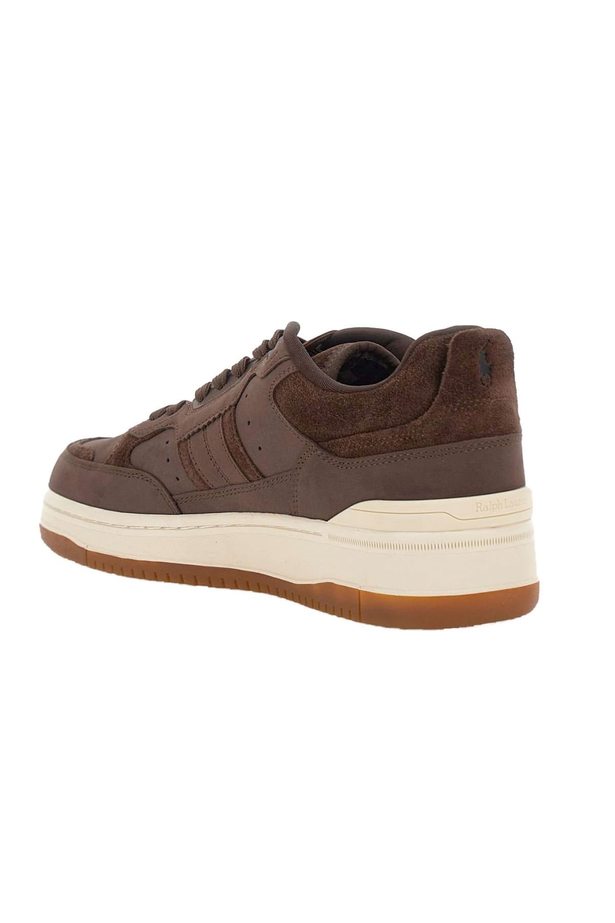 RALPH LAUREN ΠΑΠΟΥΤΣΙΑ SNEAKERS MASTERS SPRT SK-LTL-LTL ΚΑΦΕ