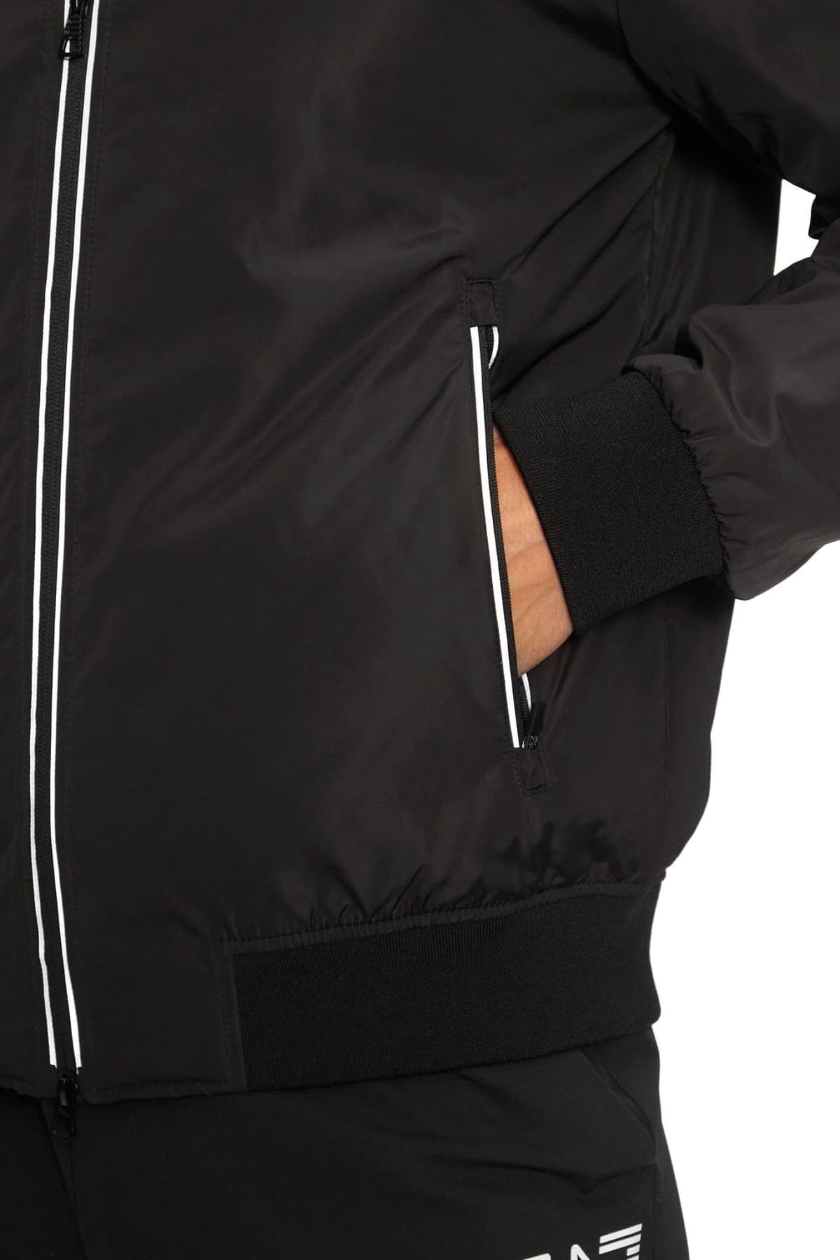 ARMANI 7 ΜΠΟΥΦΑΝ BOMBER LOGO ΜΑΥΡΟ