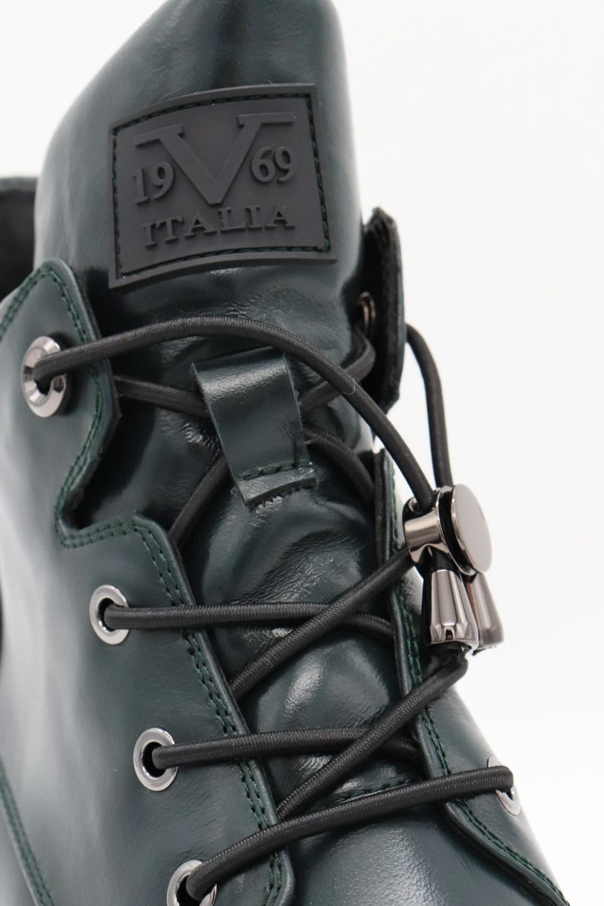 19 V 69 ΠΑΠΟΥΤΣΙΑ ΜΠΟΤΑΚΙΑ KOΡΔΟΝΙΑ LOGO ΠΡΑΣΙΝΟ ΣΚΟΥΡΟ