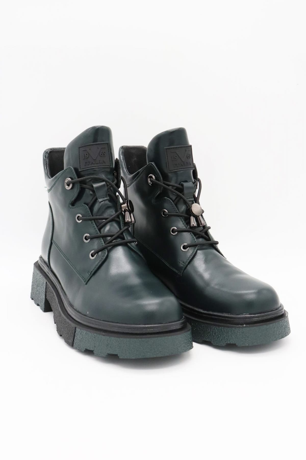 19 V 69 ΠΑΠΟΥΤΣΙΑ ΜΠΟΤΑΚΙΑ KOΡΔΟΝΙΑ LOGO ΠΡΑΣΙΝΟ ΣΚΟΥΡΟ