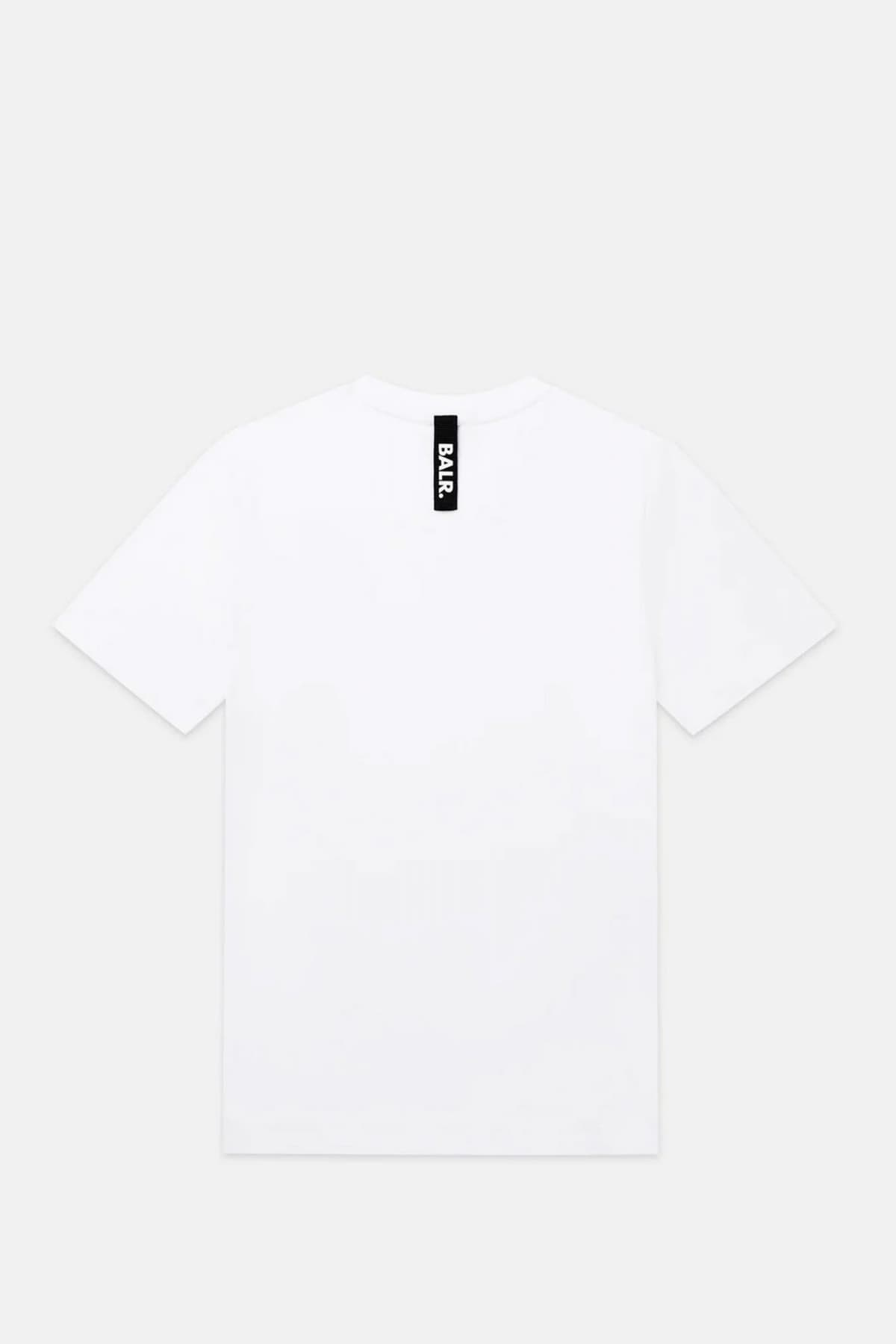 BALR. T-SHIRT HEXLINE REGULAR FIT LOGO ΛΕΥΚΟ