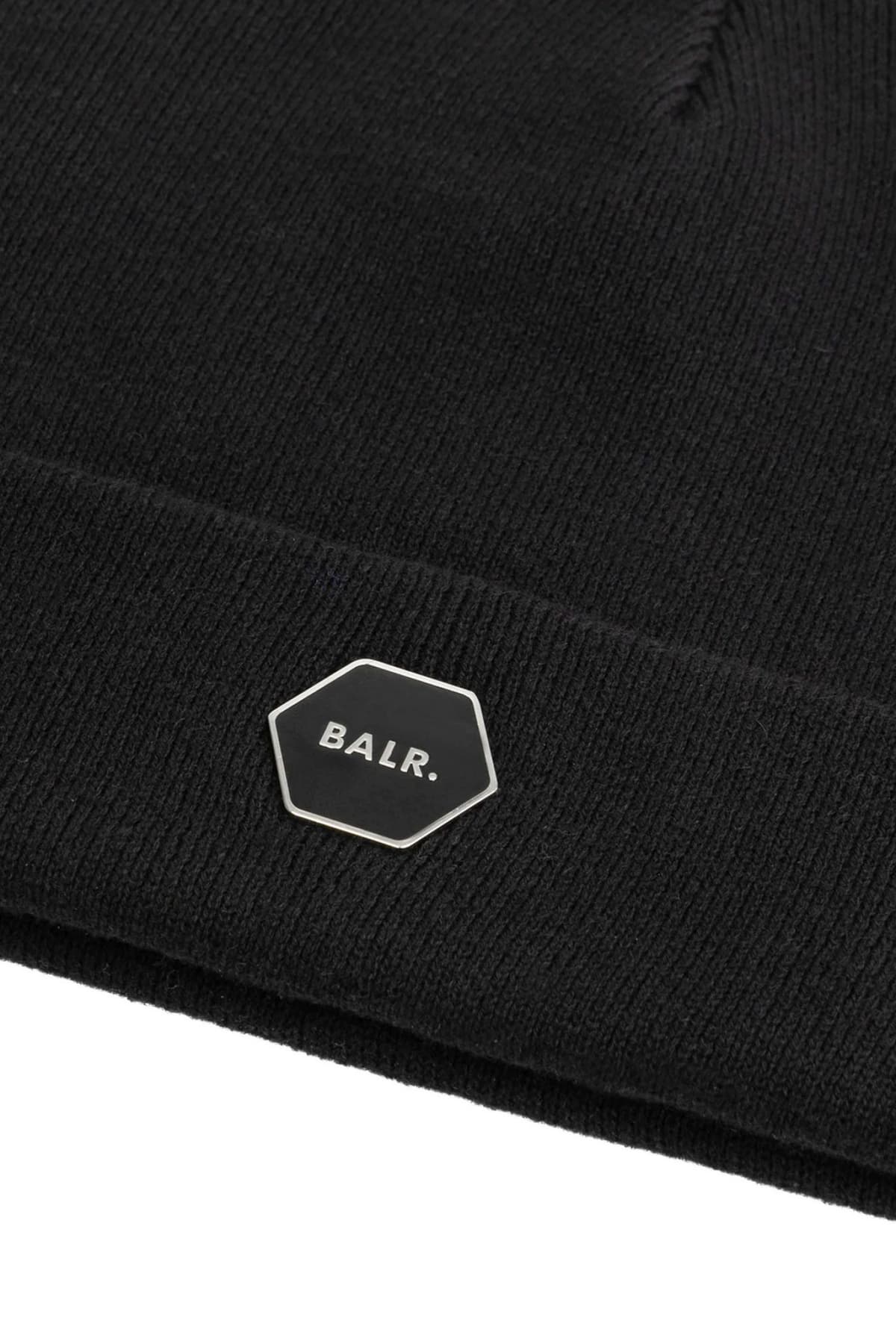 BALR. ΣΚΟΥΦΟΣ HEXLINE BADGE BEANIE LOGO ΜΑΥΡΟ