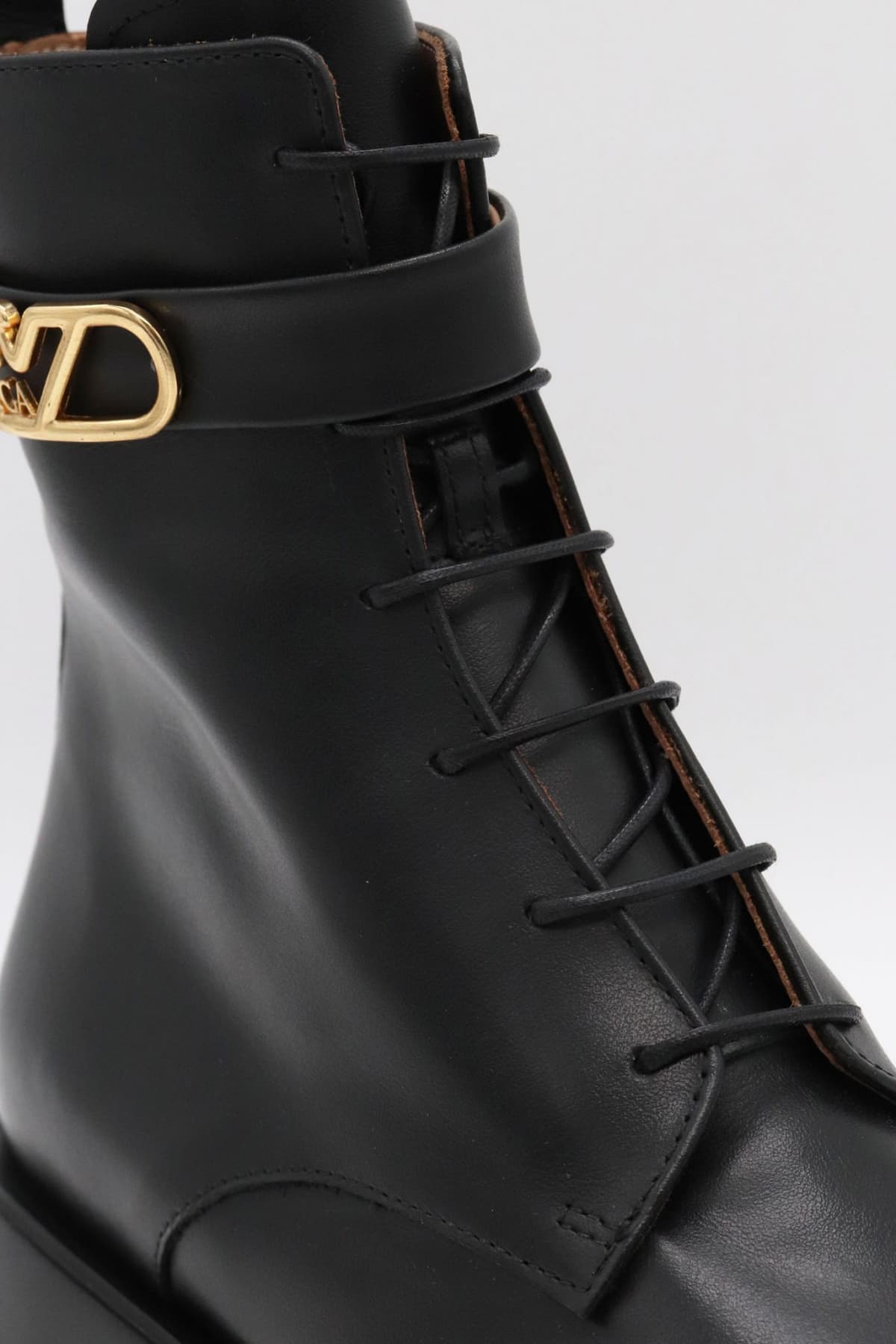 EMPORIO ARMANI ΠΑΠΟΥΤΣΙΑ ΜΠΟΤΕΣ ΑΡΒΥΛΑΚΙ LOGO ΦΕΡΜΟΥΑΡ ΜΑΥΡΟ