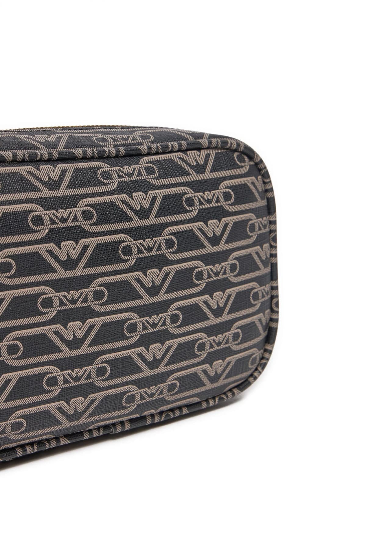 EMPORIO ARMANI ΤΣΑΝΤΑΚΙ CAMERABAG ΧΙΑΣΤΙ LOGO ΚΑΦΕ / ΜΑΥΡΟ