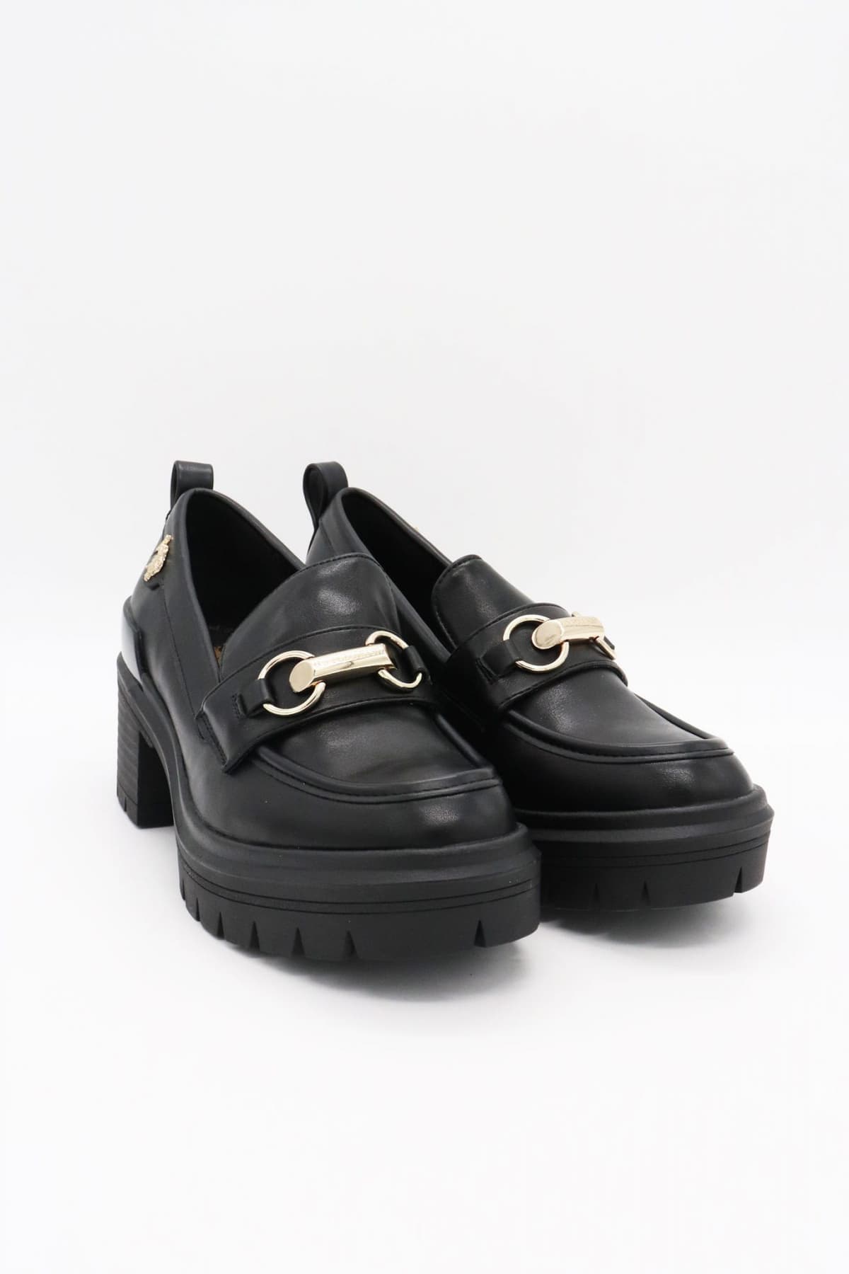 U.S. POLO ASSN. ΠΑΠΟΥΤΣΙΑ MOKAΣΙΝΙΑ ΑΓΚΡΑΦΑ LOGO ΜΑΥΡΟ