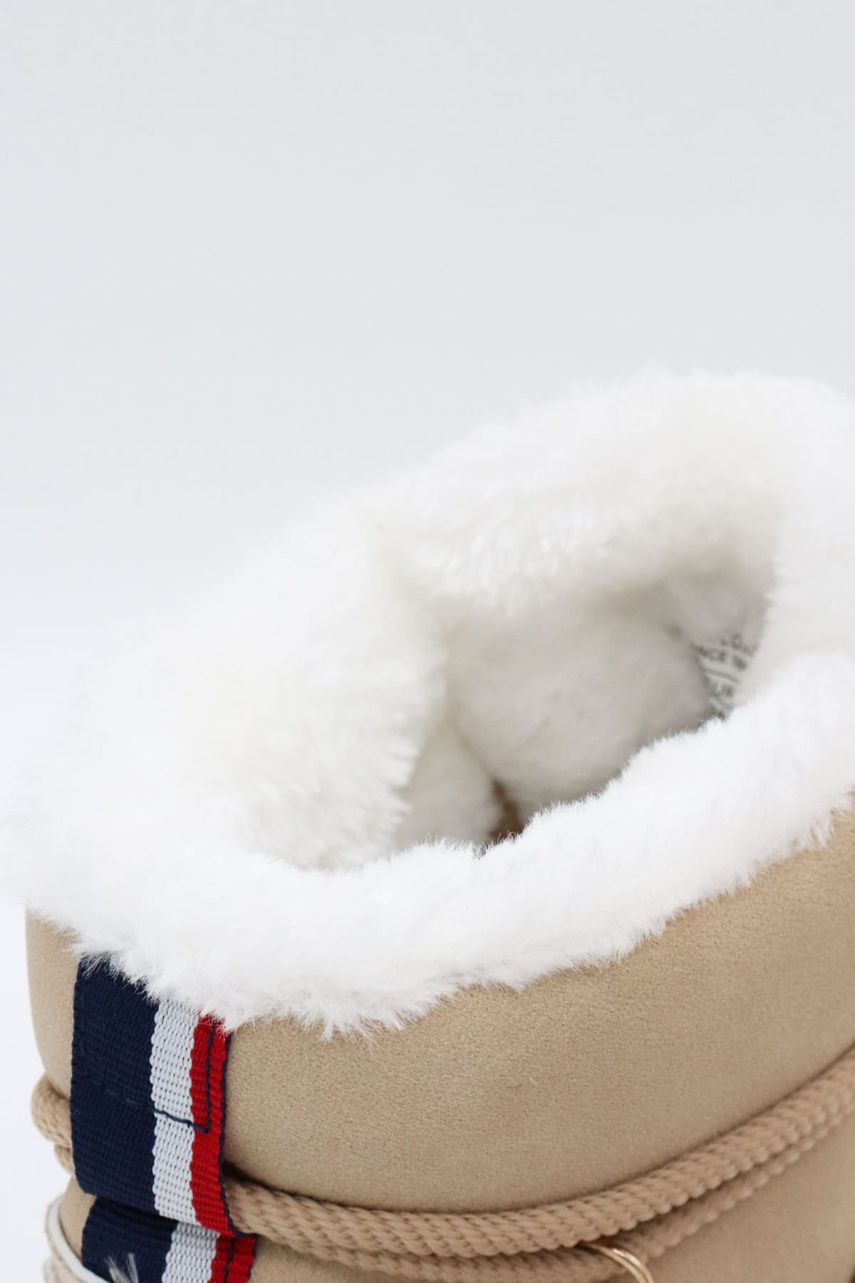 U.S. POLO ASSN. ΠΑΠΟΥΤΣΙΑ MΠΟΤΑΚΙΑ ΓΟΥΝΑ ΕΣΩΤΕΡΙΚΗ LOGO ΜΠΕΖ/ΧΡΥΣΟ