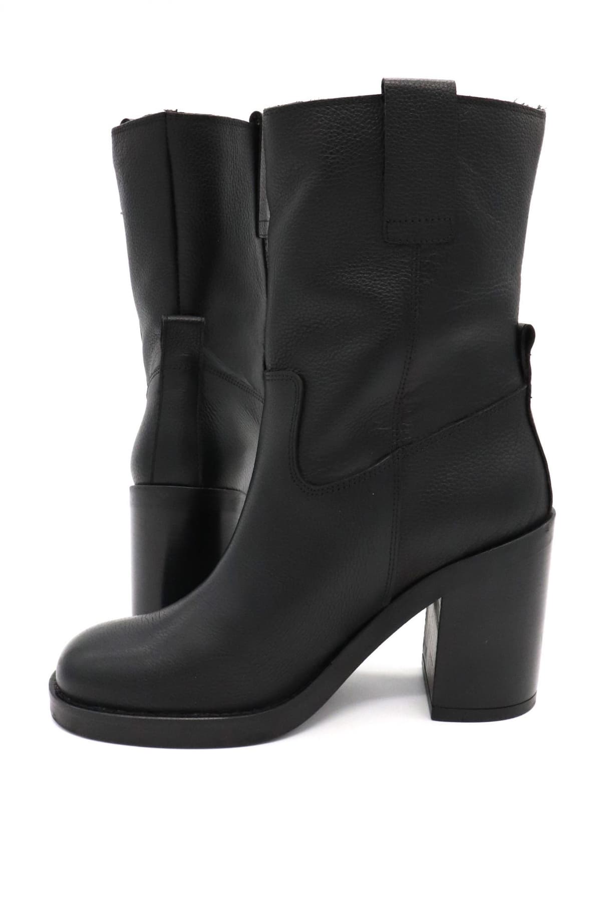 KARL LAGERFELD ΠΑΠΟΥΤΣΙΑ BROOKLYN HI MID LEG BOOT LOGO ΜΑΥΡΟ