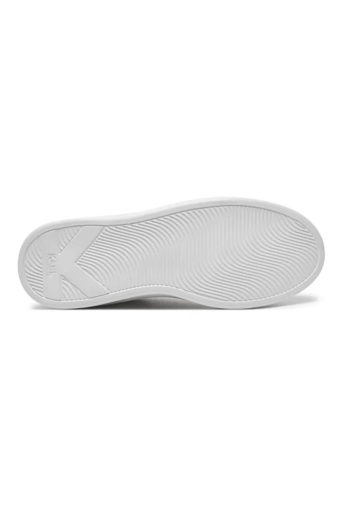 Ανδρικά Δερμάτινα NFT Kounter Sneakers Λευκά Karl Lagerfeld KL52575N-01W WHITE