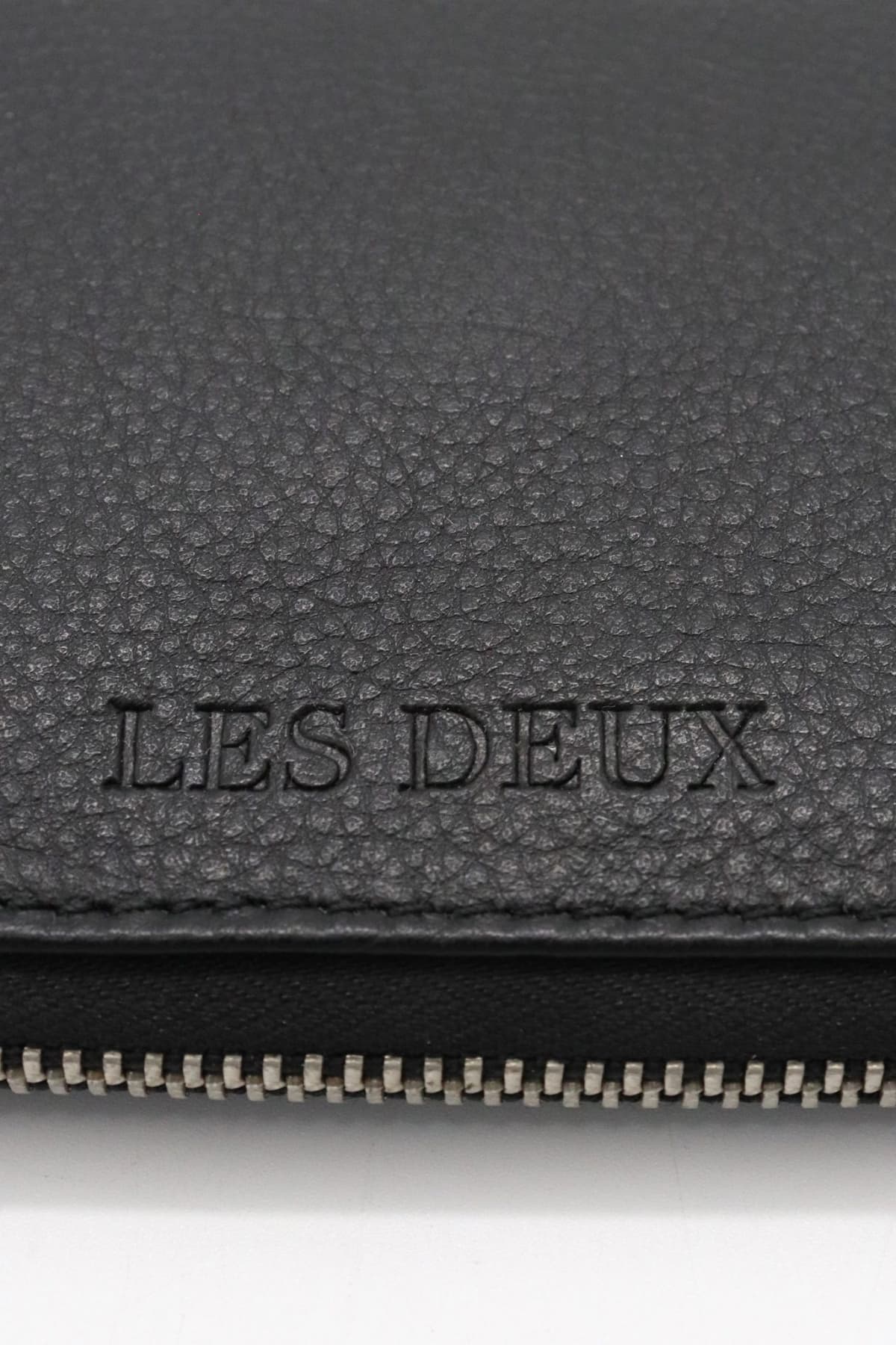 LES DEUX ΠΟΡΤΟΦΟΛΙ ΔΕΡΜΑ LOGO ΜΑΥΡΟ