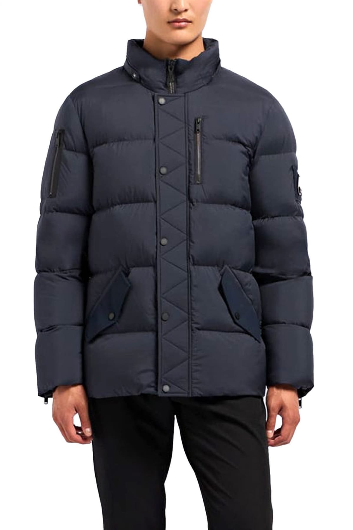 MOOSE KNUCKLES ΜΠΟΥΦΑΝ JACKET ΑΠΟΣΠΩΜΕΝΗ ΚΟΥΚΟΥΛΑ EVEREST 3Q ΜΠΛΕ