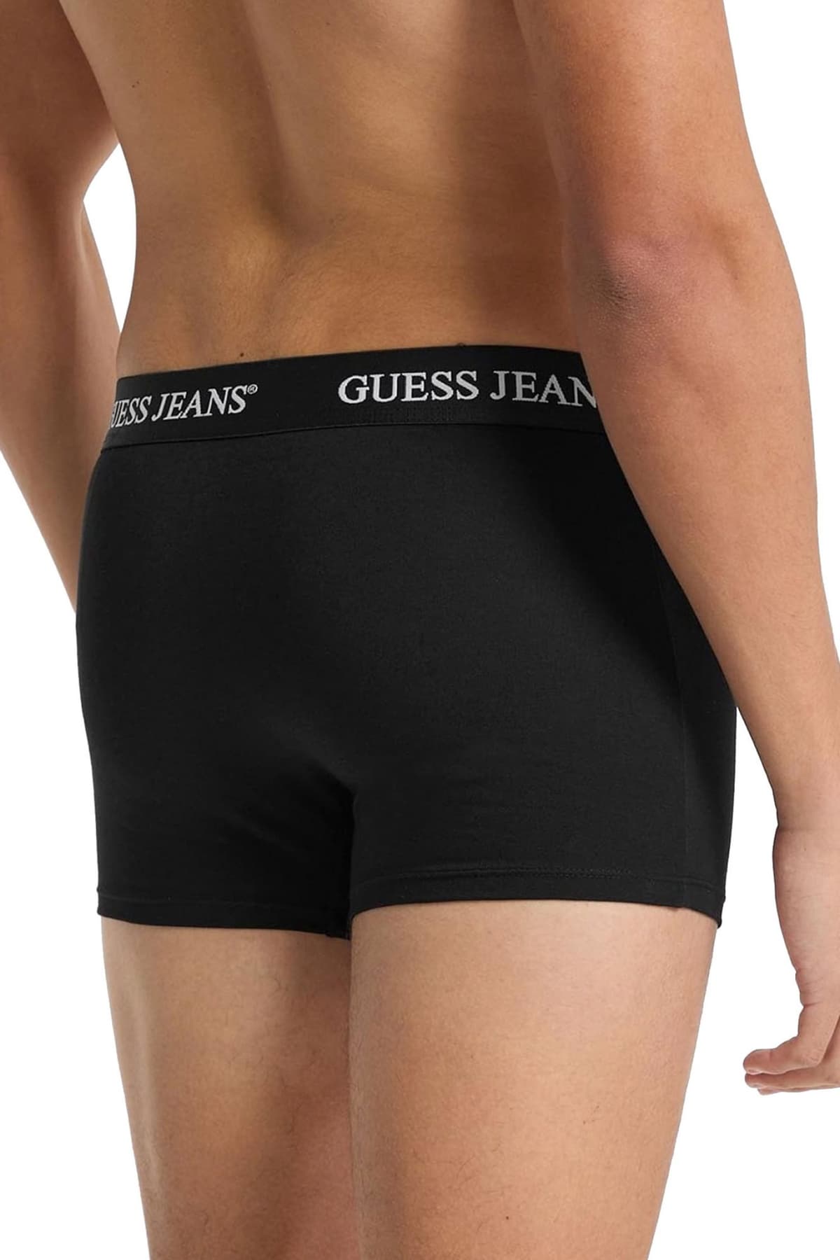 GUESS JEANS ΣΕΤ ΕΣΩΡΟΥΧΑ 3PACK COTTON STRETCH TRUNK ΜΑΥΡΟ-ΛΕΥΚΟ-ΓΚΡΙ