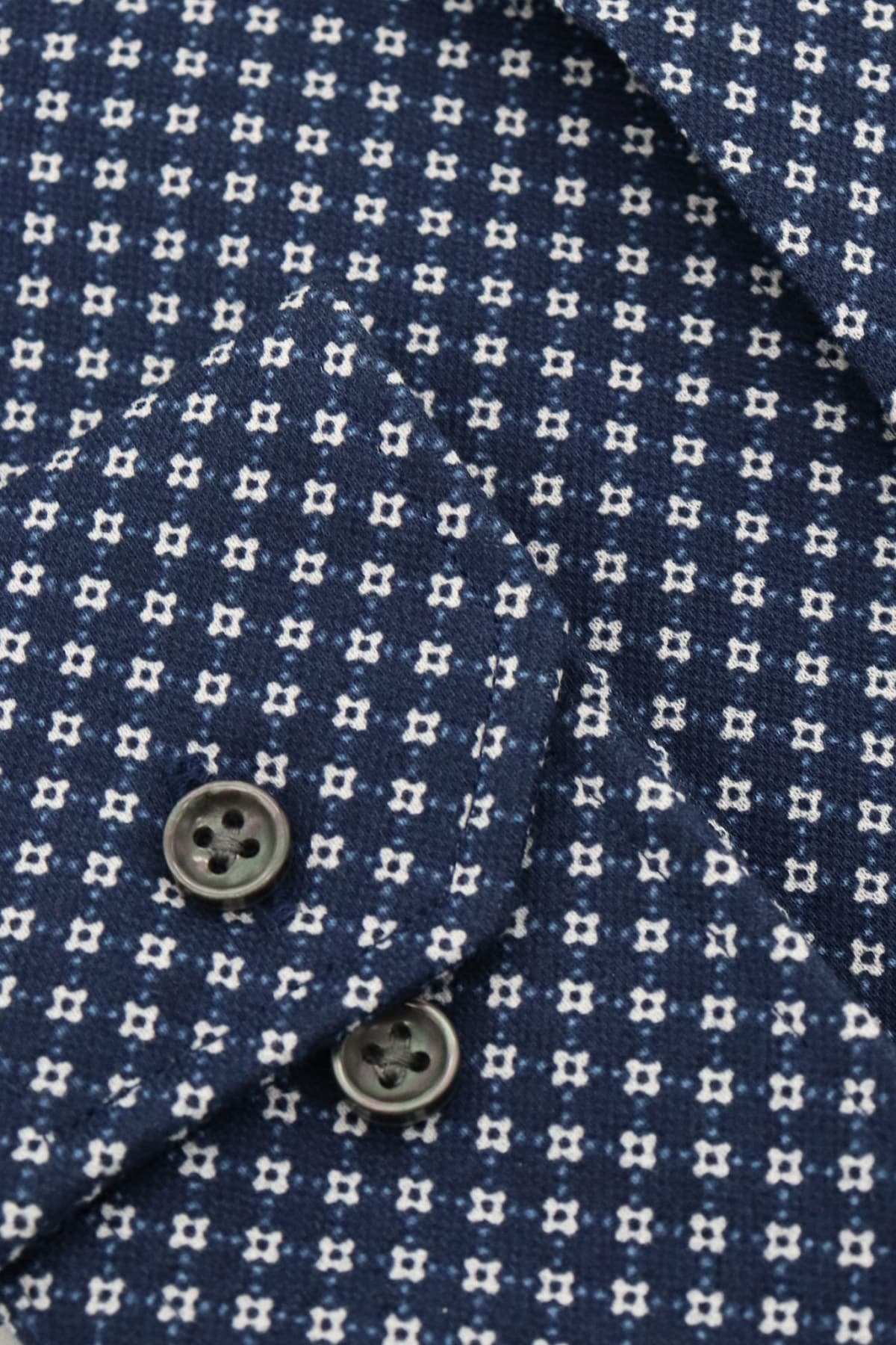 MICHAEL KORS ΠΟΥΚΑΜΙΣΟ PRINTED PIQUE SLIM FIT ΜΠΛΕ