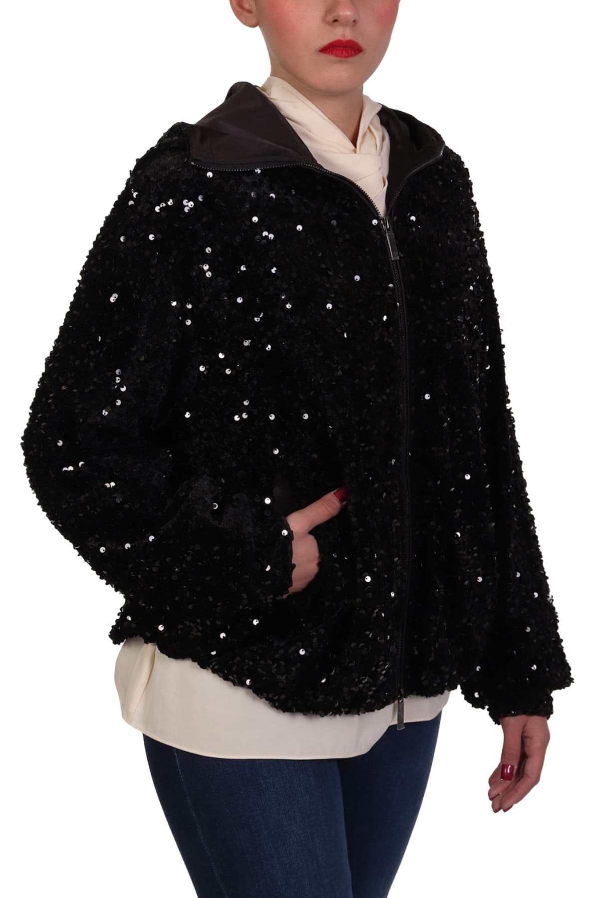 EMPORIO ARMANI JACKET ΠΑΓΙΕΤΑ ΚΟΥΚΟΥΛΑ ΜΑΥΡΟ