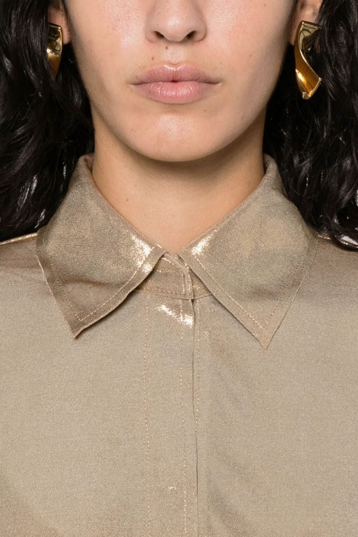 NORMA KAMALI ΠΟΥΚΑΜΙΣΟ ΧΡΥΣΟ