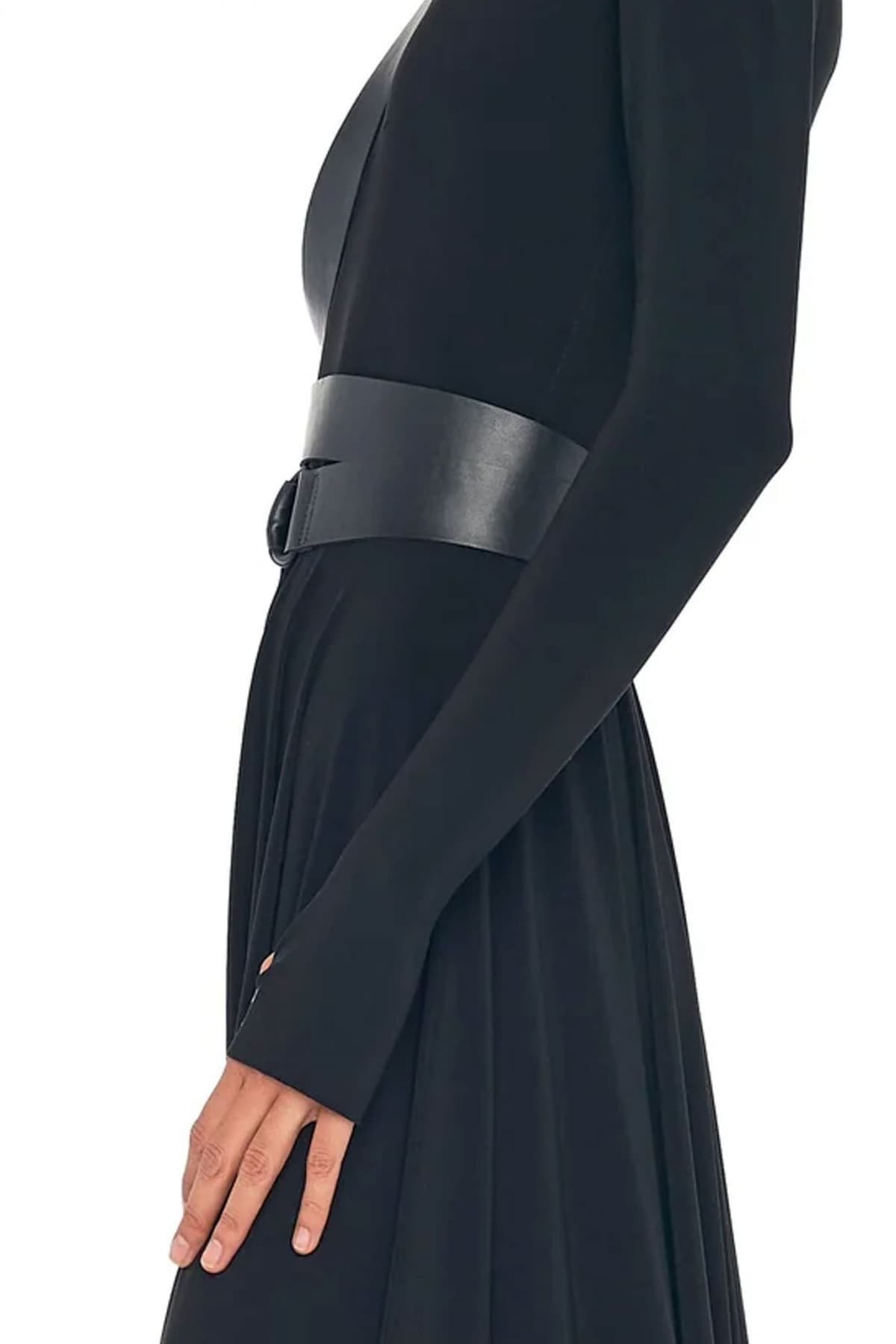 NORMA KAMALI ΖΩΝΗ MEDIUM BELT XL ΜΑΥΡΟ