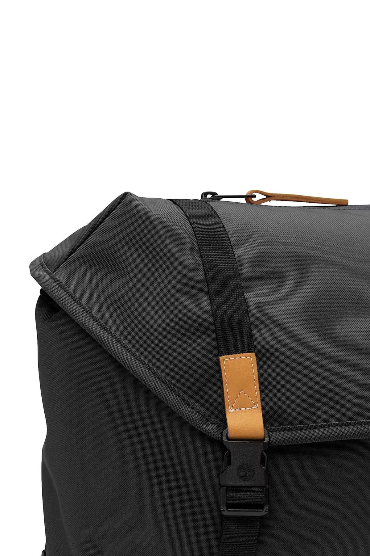 TIMBERLAND ΤΣΑΝΤΑ BACKPACK TIMBERBACK FLAP BIP LOGO ΜΑΥΡΟ