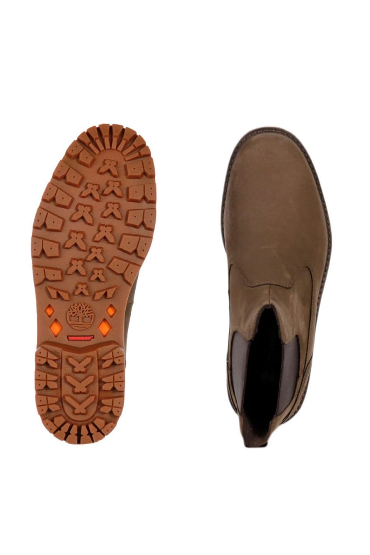 TIMBERLAND ΠΑΠΟΥΤΣΙ ΜΠΟΤΑΚΙ BRITON ROAD MID CHELSEA BOOT NUBUCK ΓΚΡΙ-ΚΑΦΕ