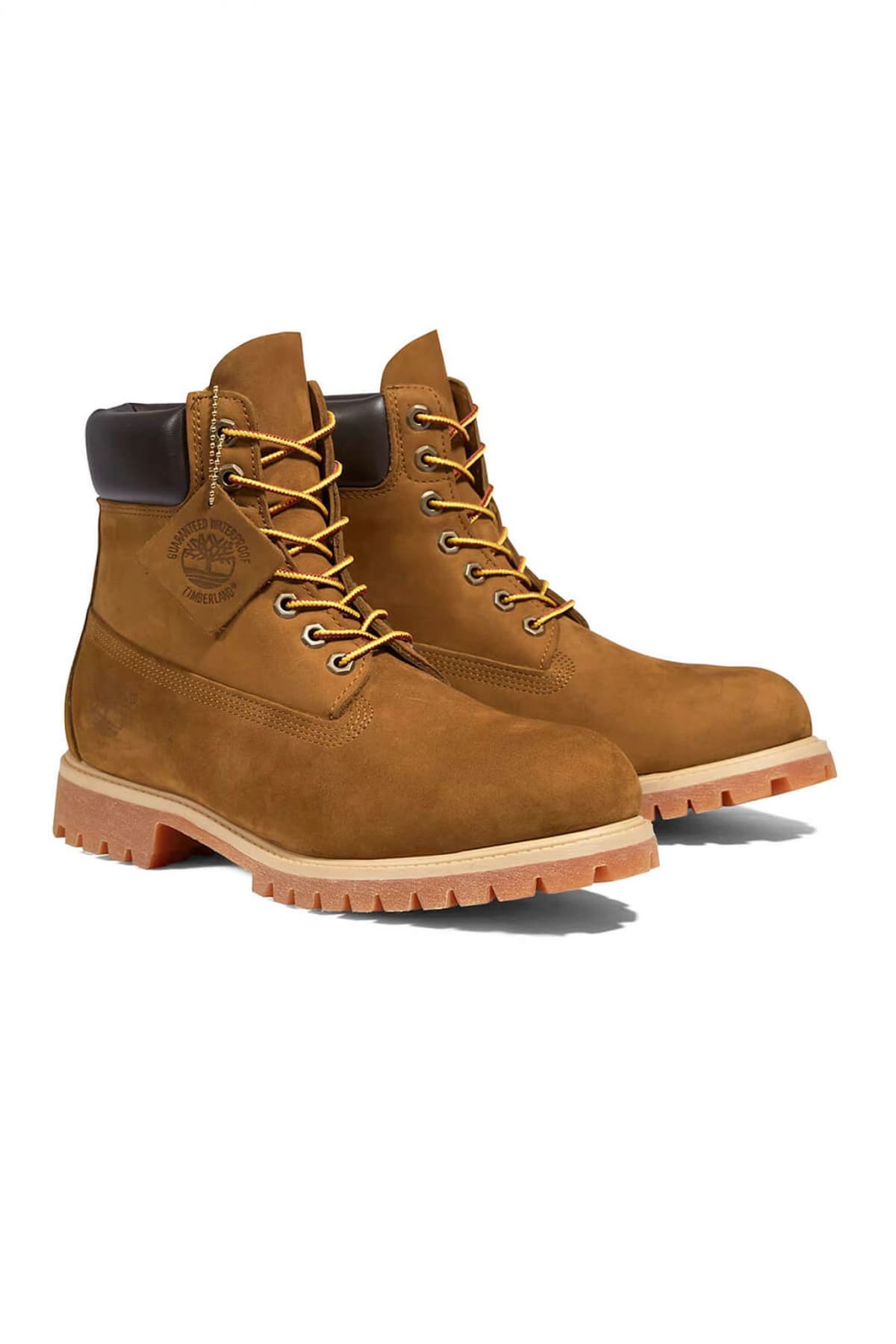 TIMBERLAND ΠΑΠΟΥΤΣΙ ΜΠΟΤΑΚΙ WATERPROOF WHEAT NUBUCK ΤΑΜΠΑ