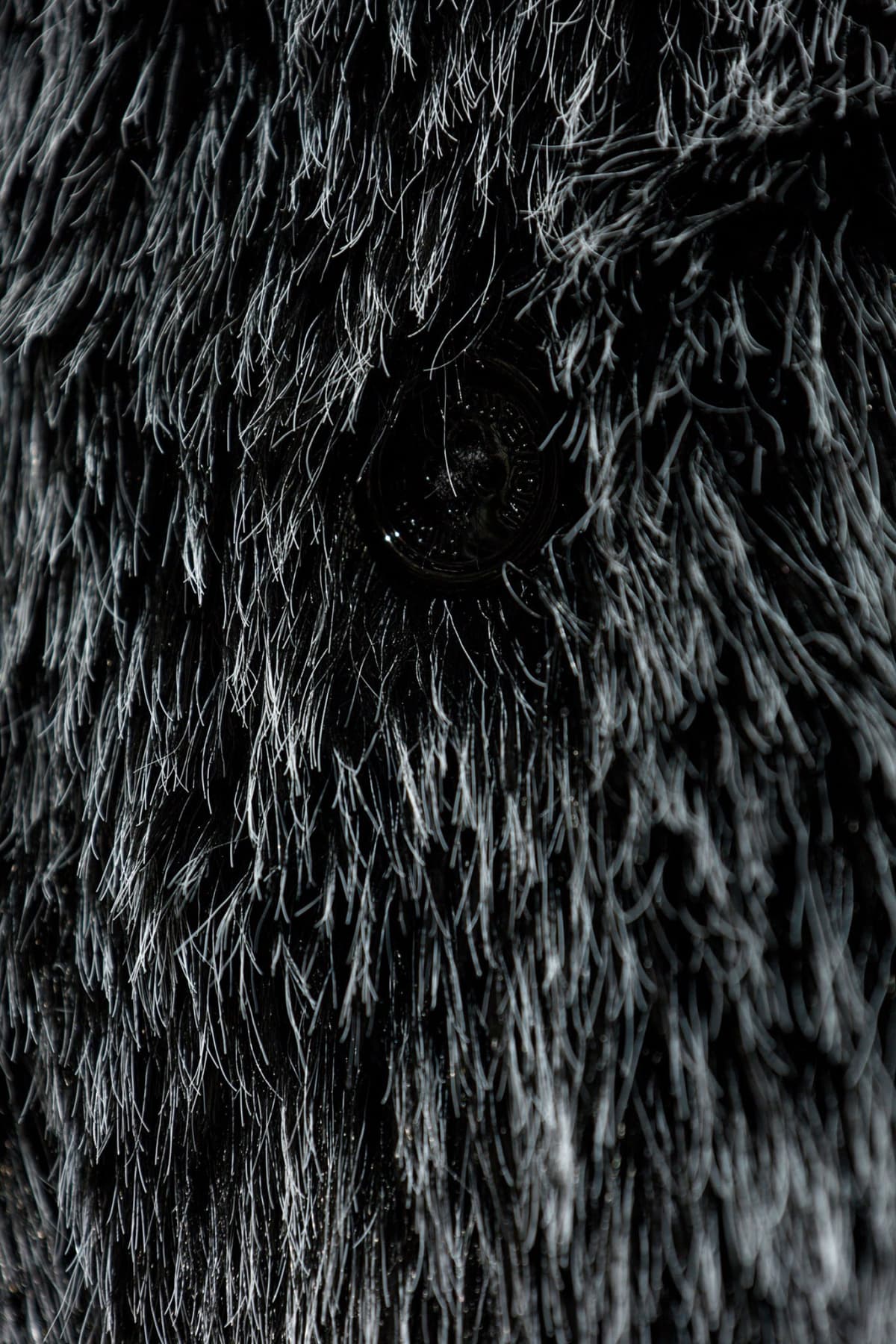 MICHAEL KORS ΠΑΛΤΟ FAUX FUR ΜΑΥΡΟ-ΓΚΡΙ