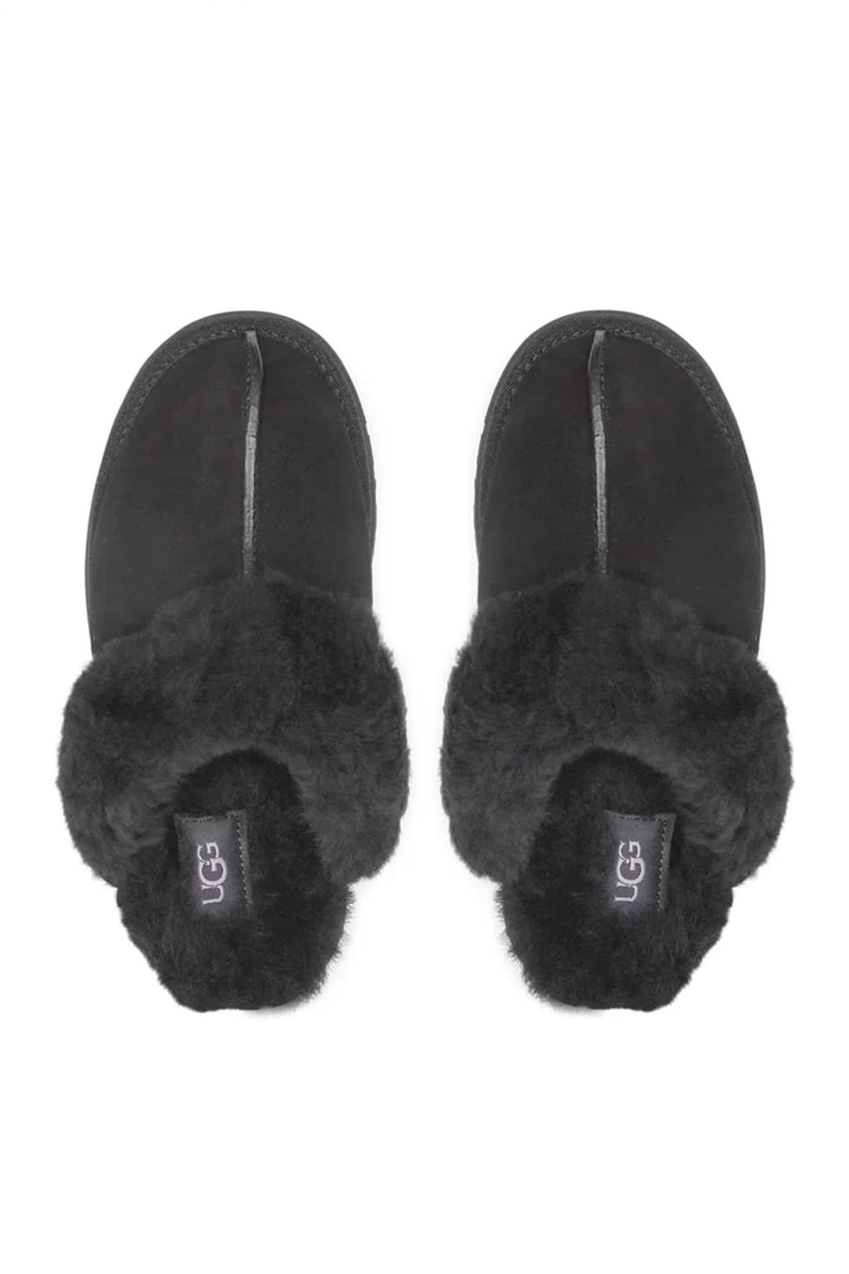 UGG ΠΑΠΟΥΤΣΙΑ ΠΑΝΤΟΦΛΕΣ W DISQUETTE PRINT LOGO ΜΑΥΡΟ