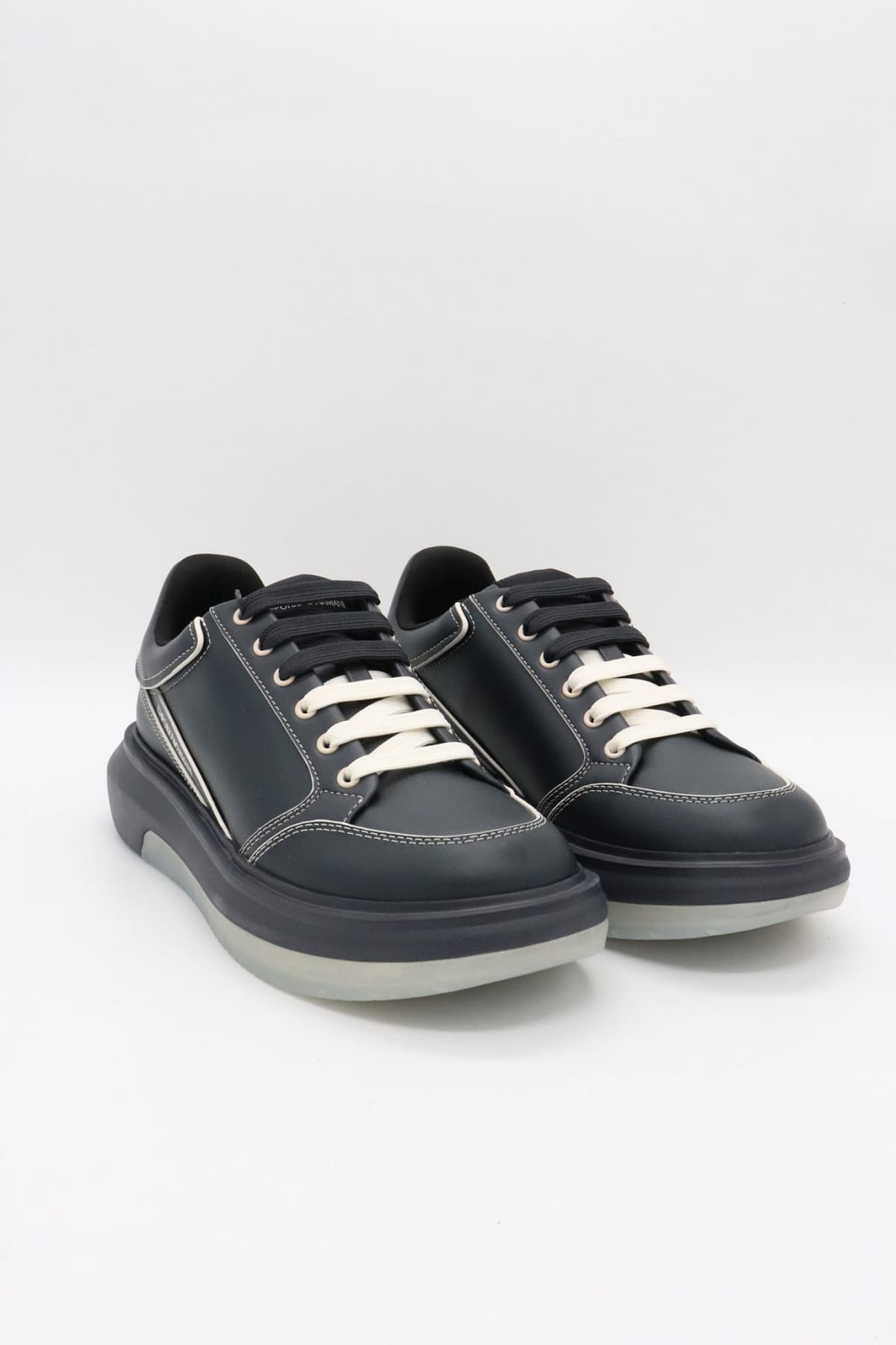 EMPORIO ARMANI ΠΑΠΟΥΤΣΙΑ SNEAKERS LOGO ΜΠΛΕ