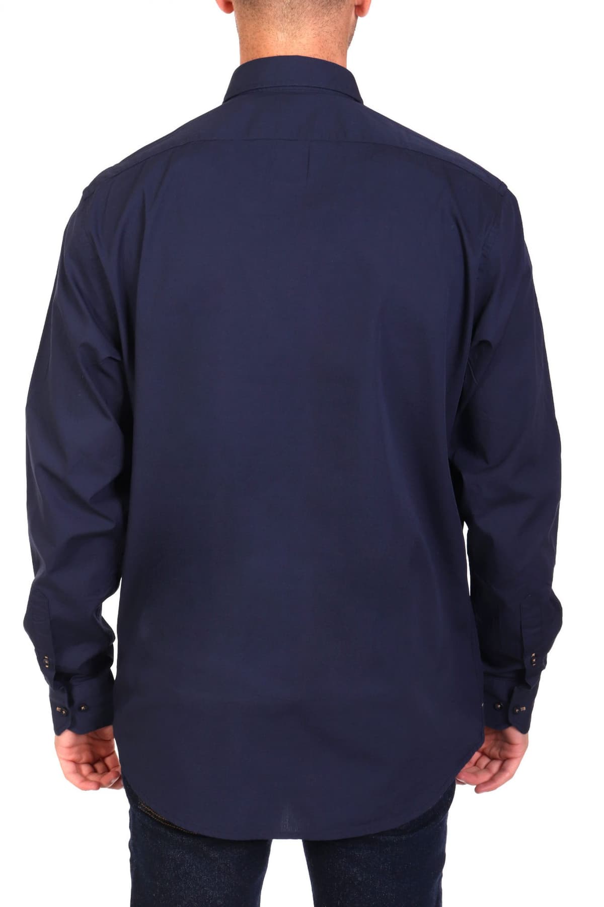 DORS ΠΟΥΚΑΜΙΣΟ BUTTON DOWN LOGO ΜΠΛΕ