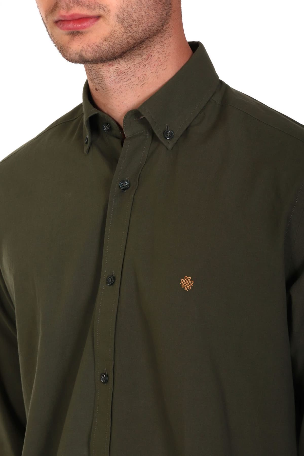 DORS ΠΟΥΚΑΜΙΣΟ BUTTON DOWN LOGO ΛΑΔΙ