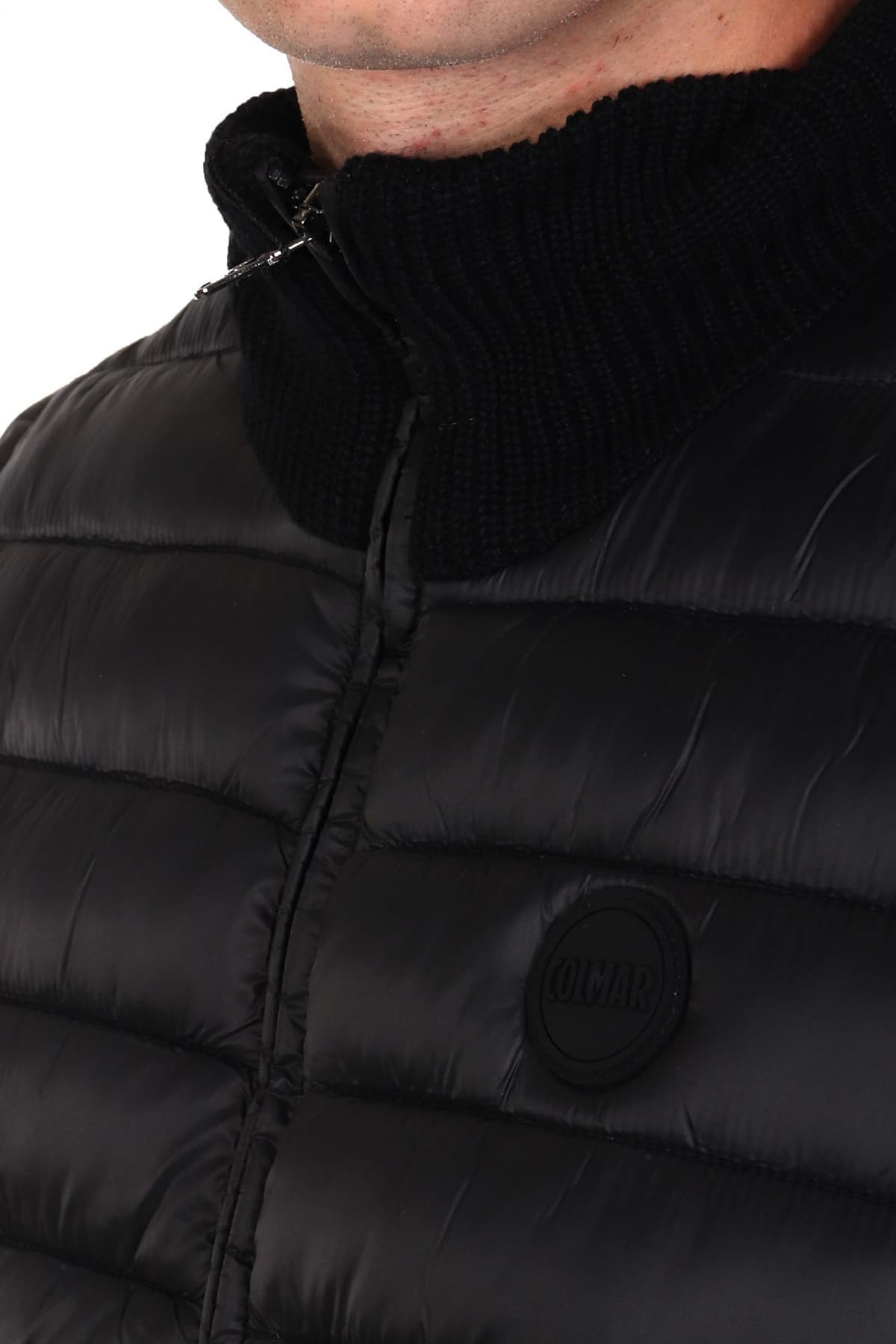 COLMAR ΜΠΟΥΦΑΝ ΑΜΑΝΙΚΟ MODERN LOGO ΜΑΥΡΟ