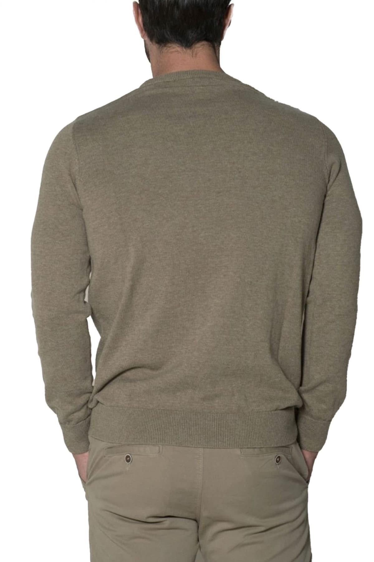 DORS ΠΛΕΚΤΟ CREWNECK LOGO ΜΠΕΖ