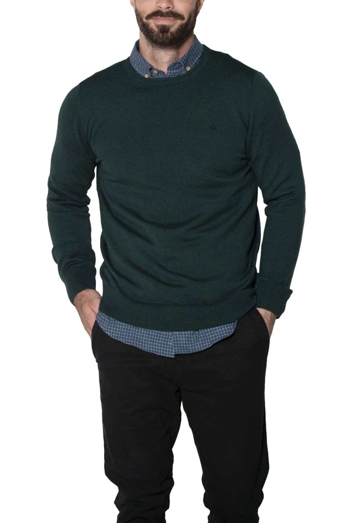 DORS ΠΛΕΚΤΟ CREWNECK LOGO ΚΥΠΑΡΙΣΣΙ