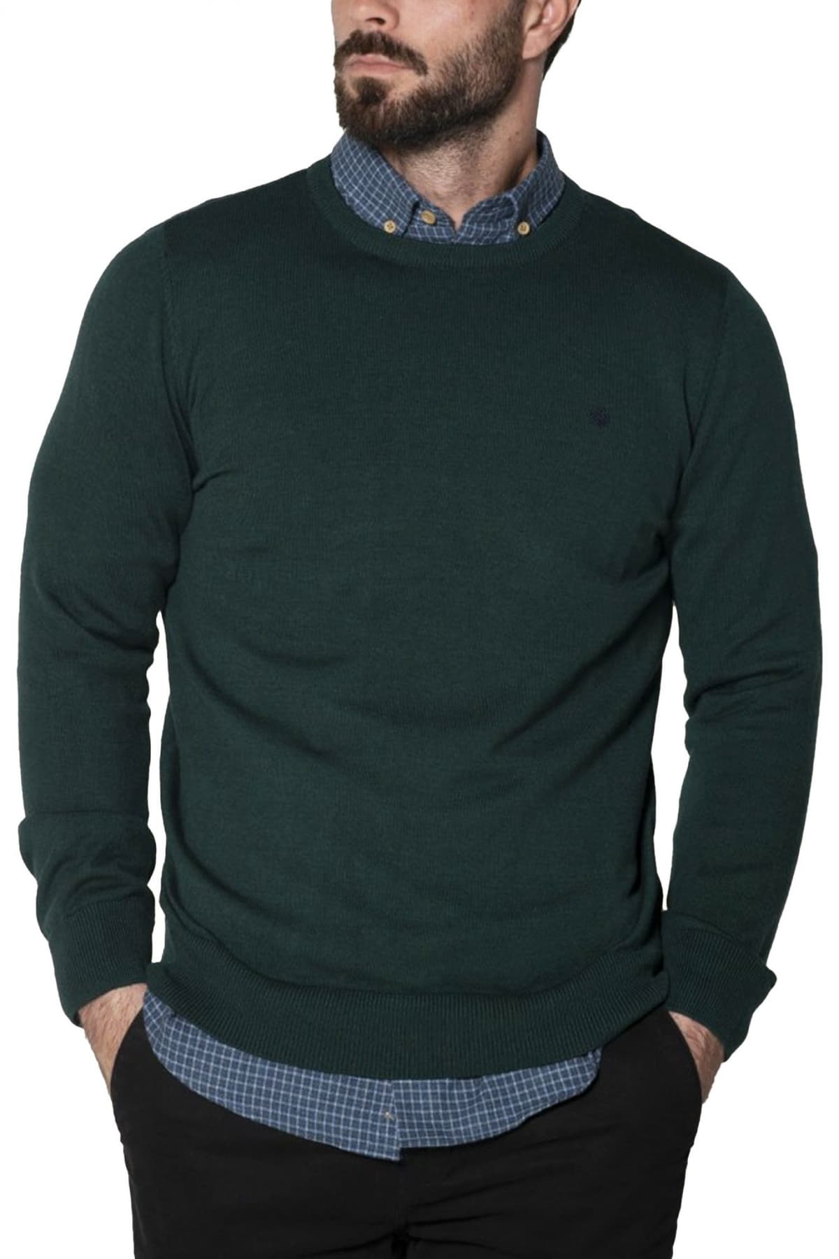 DORS ΠΛΕΚΤΟ CREWNECK LOGO ΚΥΠΑΡΙΣΣΙ